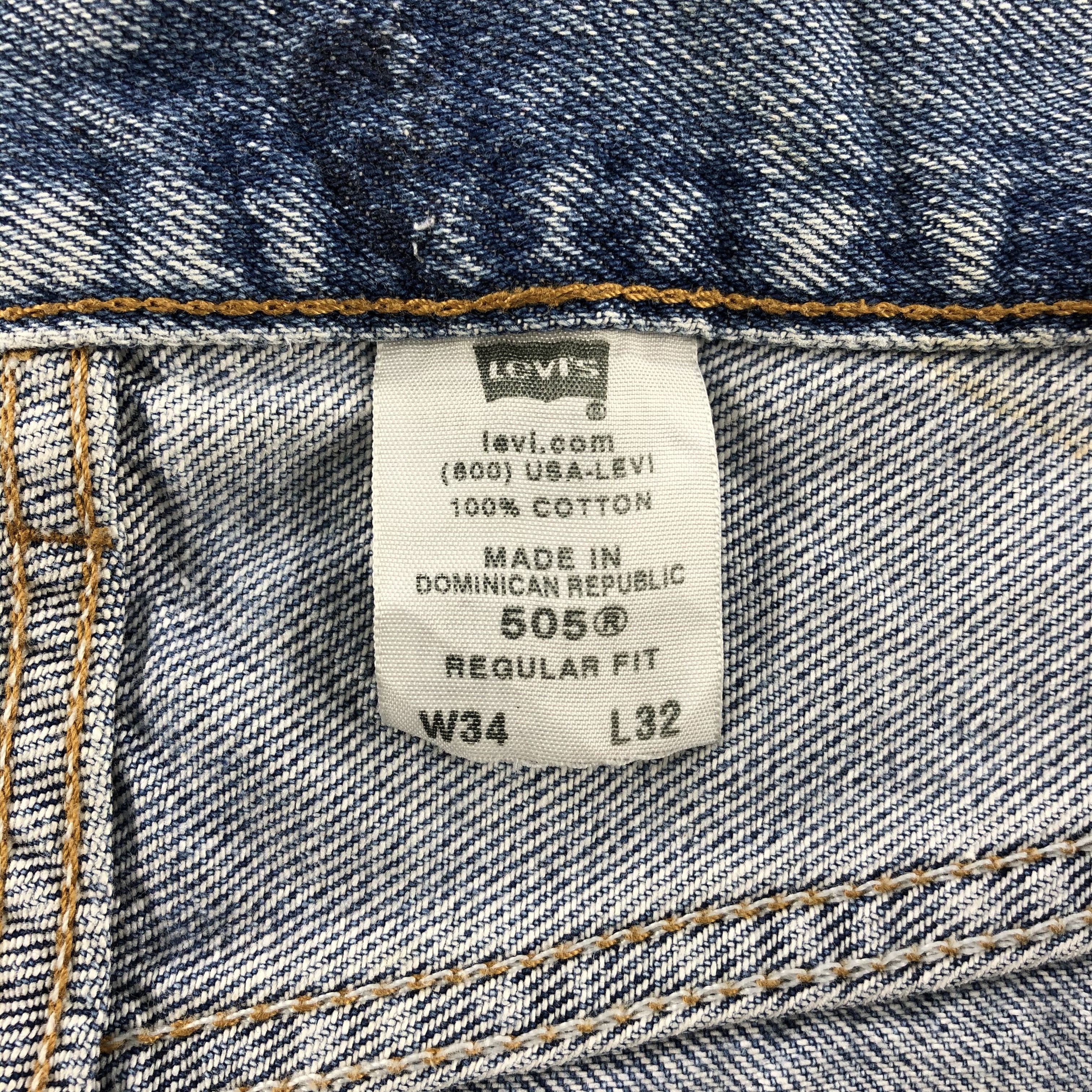 Levi's Light Wash Vintage Levis 505 Jeans-J1154 Size US 33 - 10 Thumbnail