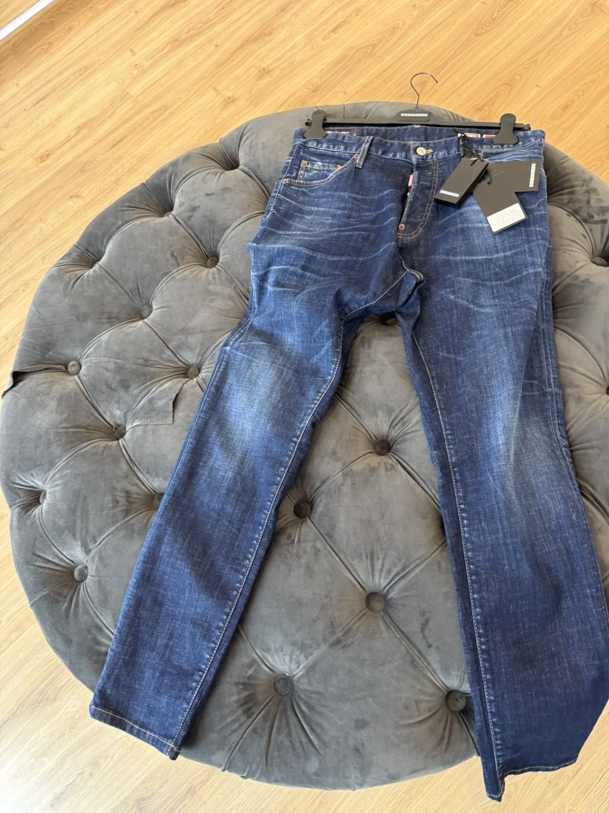 Dsquared2 Dsquared2 denim jeans dark blue Size US 34 / EU 50 - 1 Thumbnail