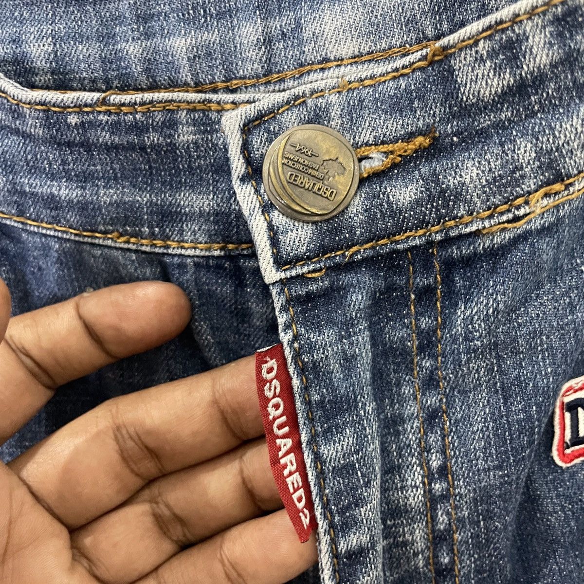 Dsquared2 Vintage Dsquared2 Distressed Denim Jeans Size US 36 / EU 52 - 5 Thumbnail
