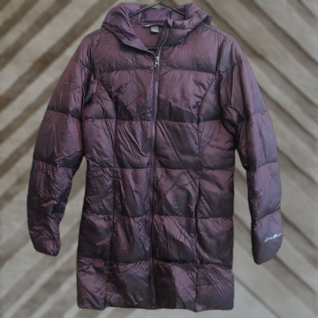 Eddie Bauer VINTAGE Eddie Bauer Womens Jacket Purple Luna Peak Water Resistant Down Parka EB550 S Size S / US 4 / IT 40 - 1 Thumbnail