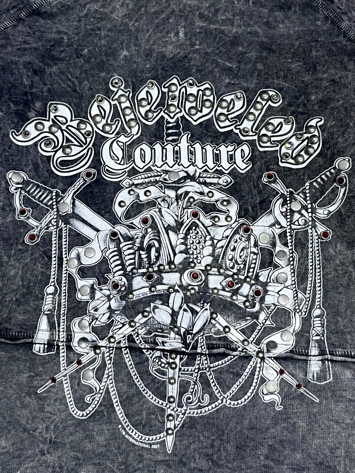 Affliction 🔥BEJEWELED COUTURE Affliction Studded Gemstone Crown Size S / US 4 / IT 40 - 2 Thumbnail