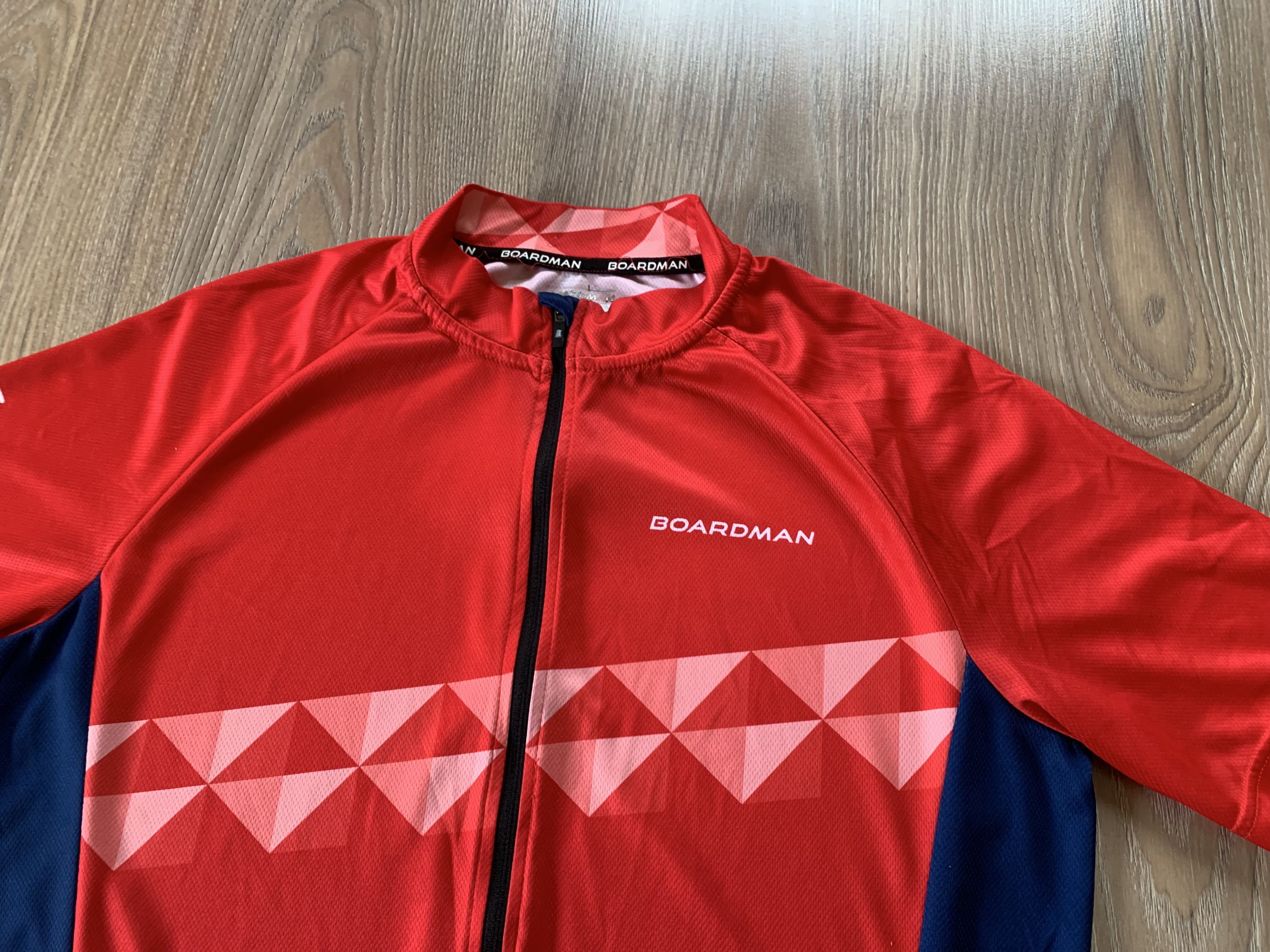 Bicycle Boardman Men's Short Sleeve Full Zip Cycling Jersey Size US XL / EU 56 / 4 - 4 Thumbnail