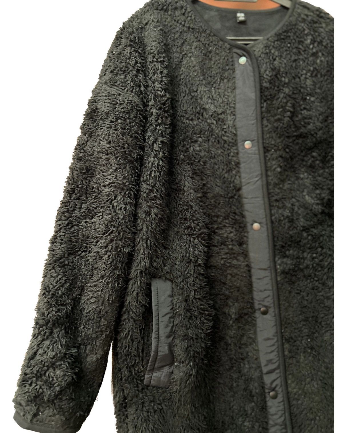 Uniqlo Uniqlo Fluffy Yarn Fleece Long Coat Size L / US 10 / IT 46 - 2 Thumbnail
