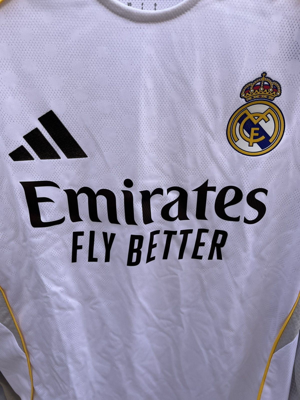 Adidas Real Madrid x Adidas 25/26 Home Jersey (JN8866) Men’s Size L Size US L / EU 52-54 / 3 - 5 Thumbnail