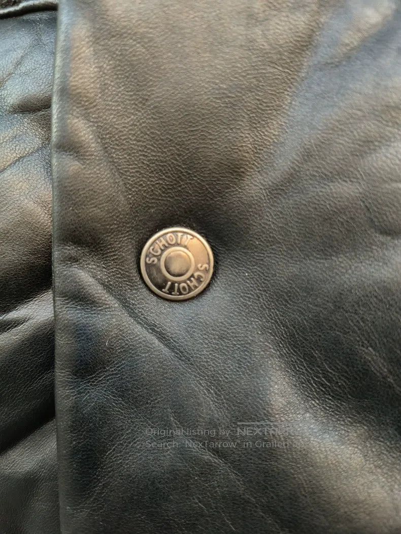 Schott Schott Down leather horse clip vest Size US S / EU 44-46 / 1 - 4 Thumbnail