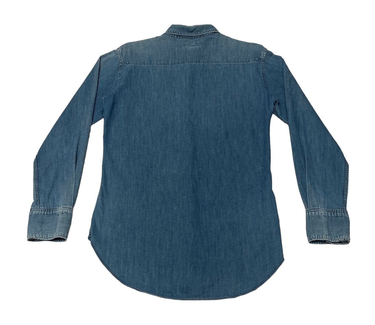 45rpm Vintage Japanese Brand 45Rpm Denim Shirt 2000s Size US M / EU 48-50 / 2 - 2 Thumbnail