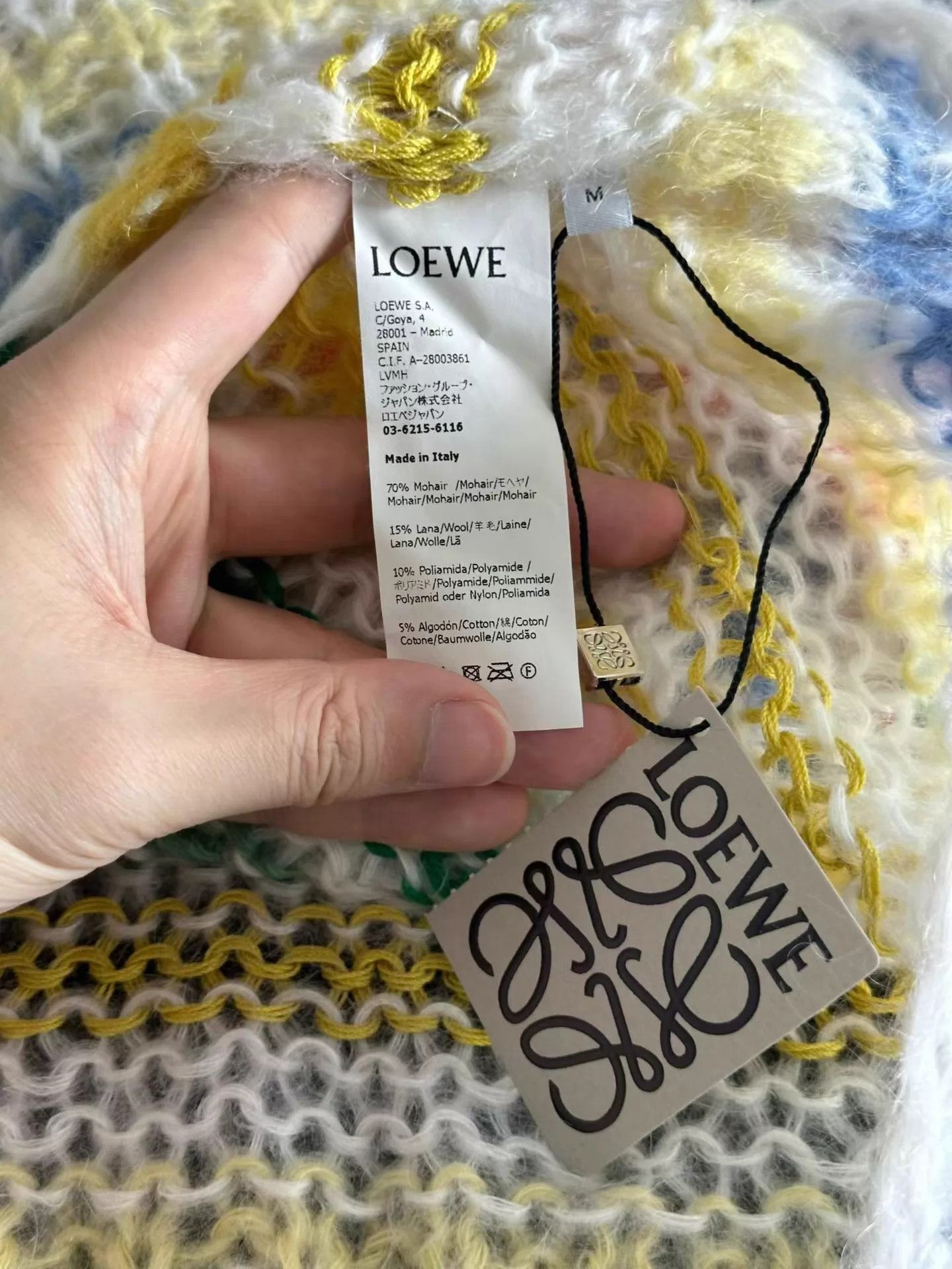 Loewe LOEWE Striped Mohair Sweater M 54/130 New Size M / US 6-8 / IT 42-44 - 4 Thumbnail
