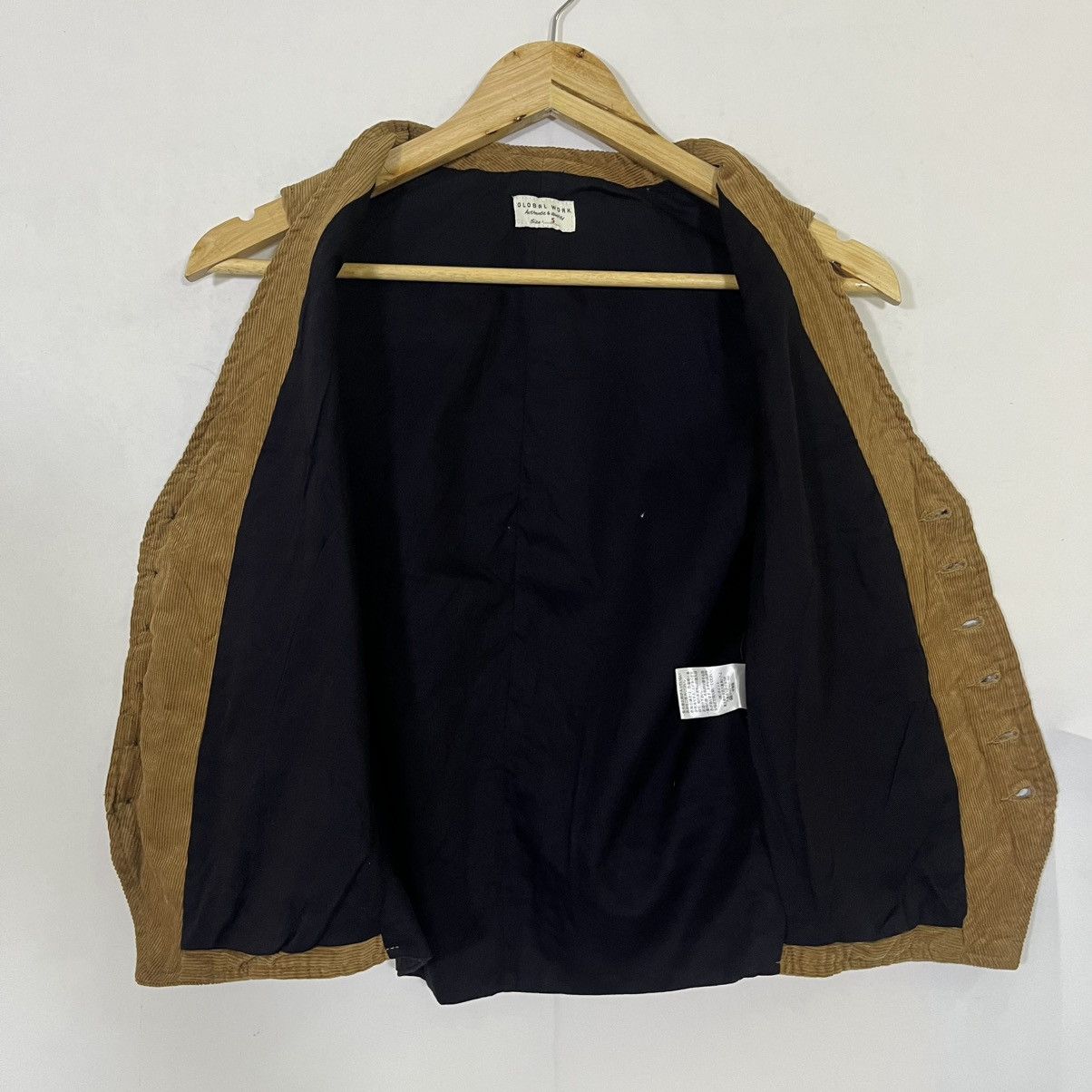 Kapital GLOBAL WORK VINTAGE CORDUROY BUTTON UP VEST KAPITAL INSPIRED Size US S / EU 44-46 / 1 - 4 Thumbnail