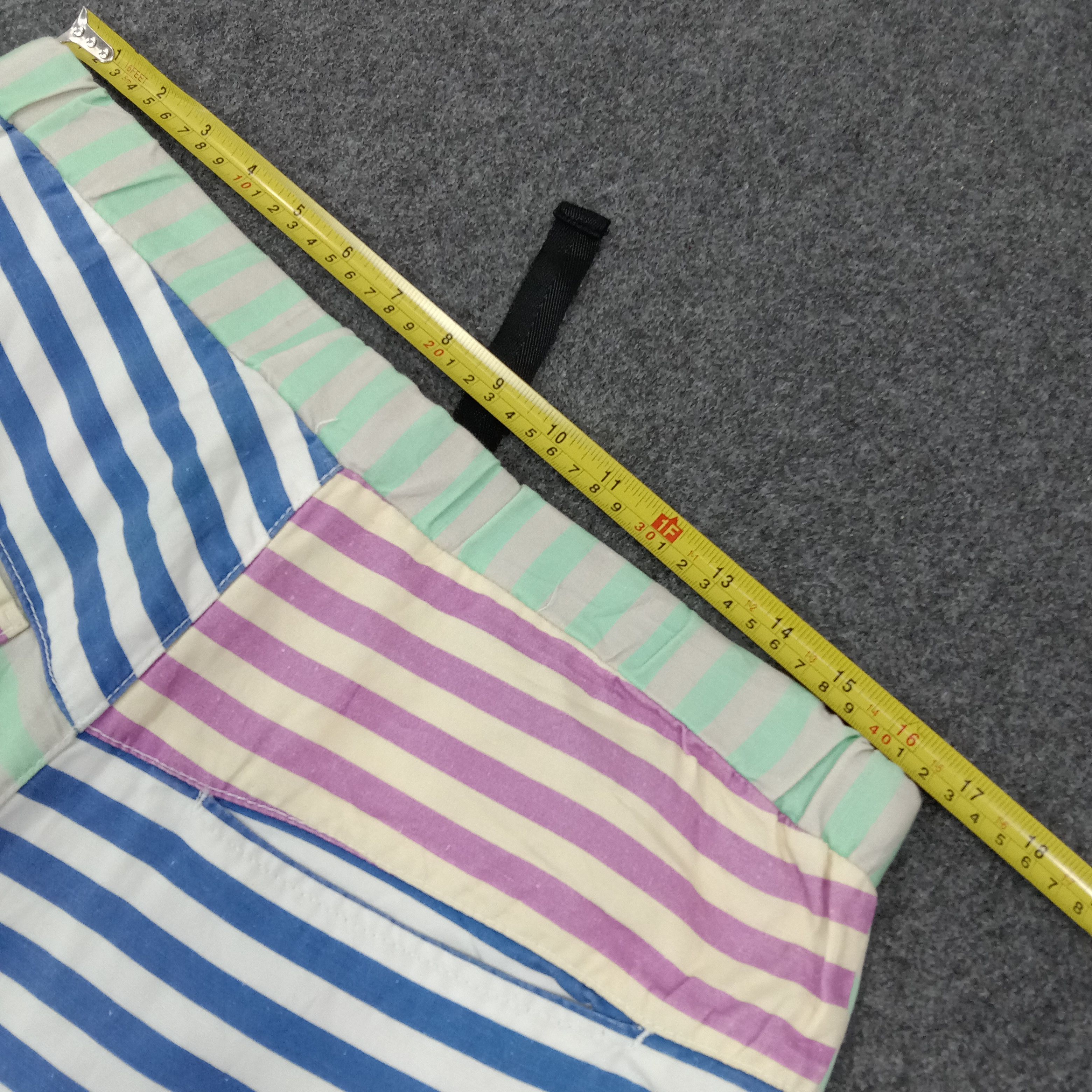 Ne-Net Ne-Net by Issey Miyake Japanese Stripes Pants C265N23 Size US 34 / EU 50 - 9 Thumbnail