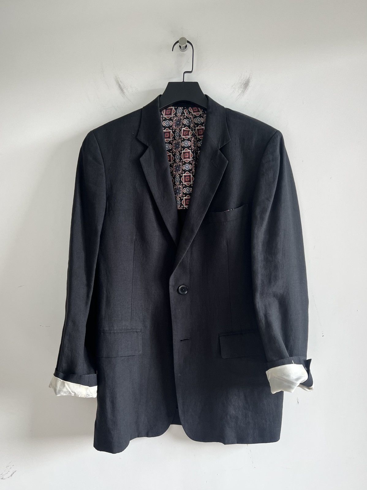 Yohji Yamamoto Yohji Yamamoto Costume D'Homme - Linen 2BS Tailored Jacket Size US M / EU 48-50 / 2 - 2 Thumbnail