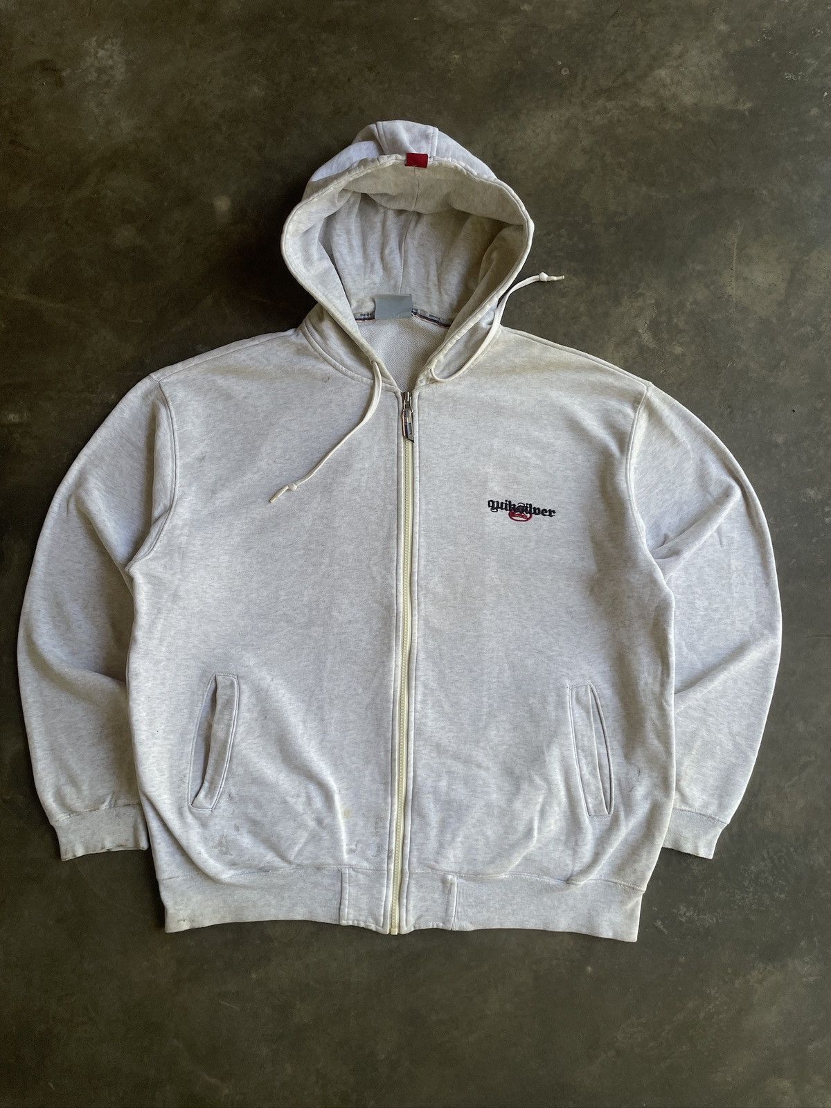 Quicksilver Vintage Quiksilver Zip Hoodie Logo Size US L / EU 52-54 / 3 - 7 Thumbnail