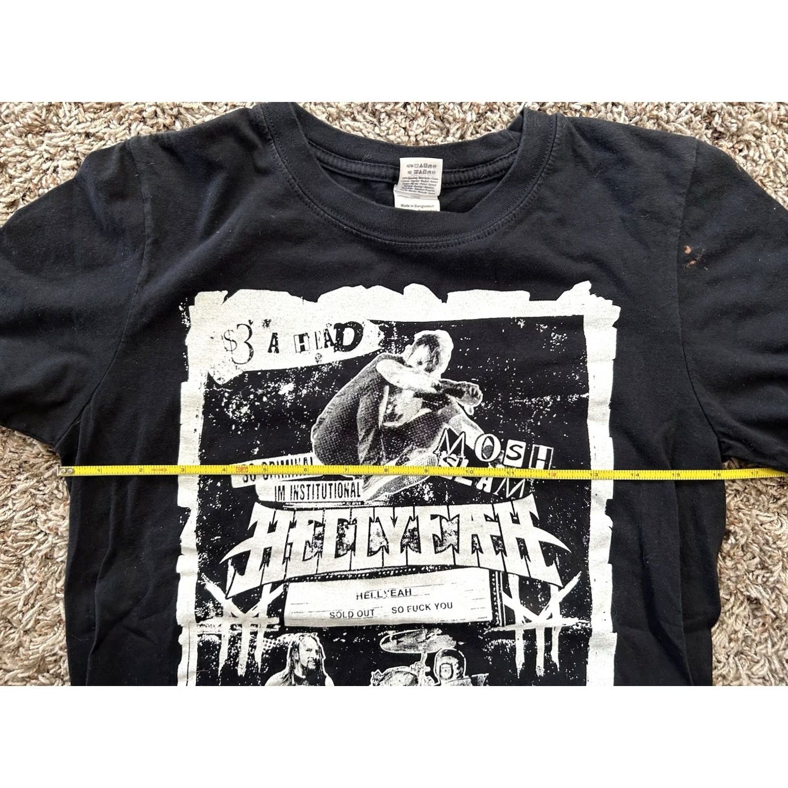 Vintage Hellyeah T-Shirt Women S Concert Black Size Small Size S / US 4 / IT 40 - 8 Thumbnail
