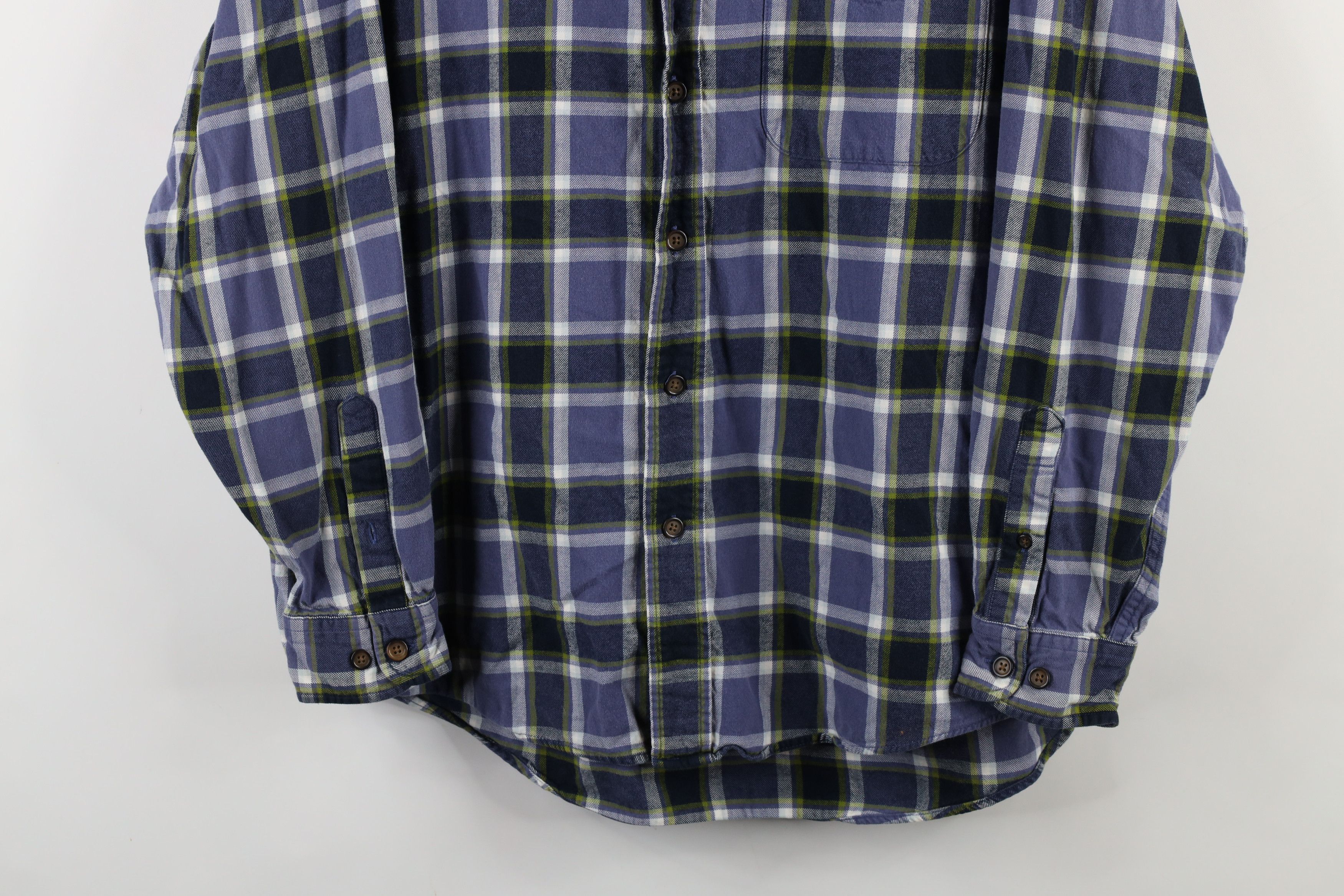 Eddie Bauer × Vintage Vintage 90s Eddie Bauer Collared Button Down Shirt Plaid Size US M / EU 48-50 / 2 - 3 Thumbnail