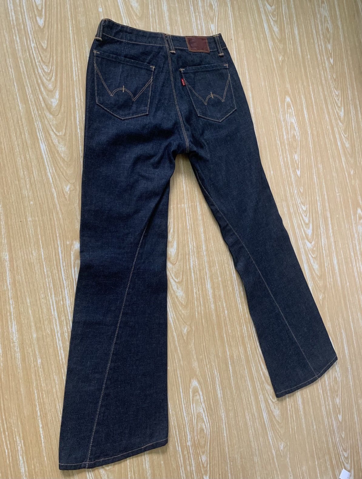 Edwin × Japanese Brand 🔥 Edwin E Function For Youth Flare Denim Jeans Pants Size 25" / US 0 / IT 36 - 7 Thumbnail