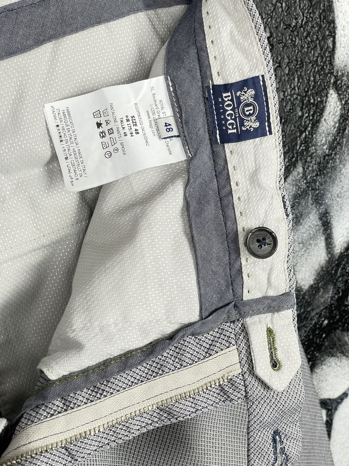 Boggi Boggi Milano Grey Chino Luxury Pants Men’s Size 48 Size US 32 / EU 48 - 13 Thumbnail