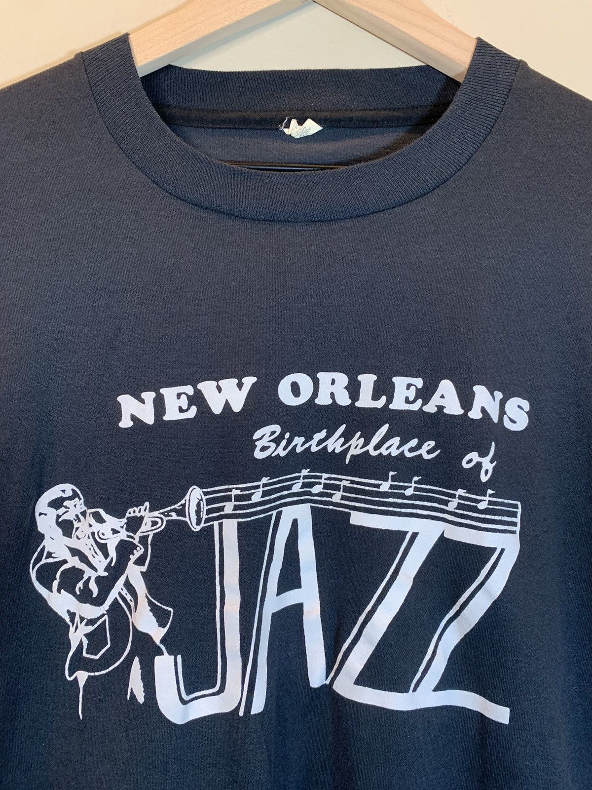 Vintage *RARE* Vintage 80’s New Orleans Birthplace Of Jazz Art Shirt Size US L / EU 52-54 / 3 - 2 Thumbnail