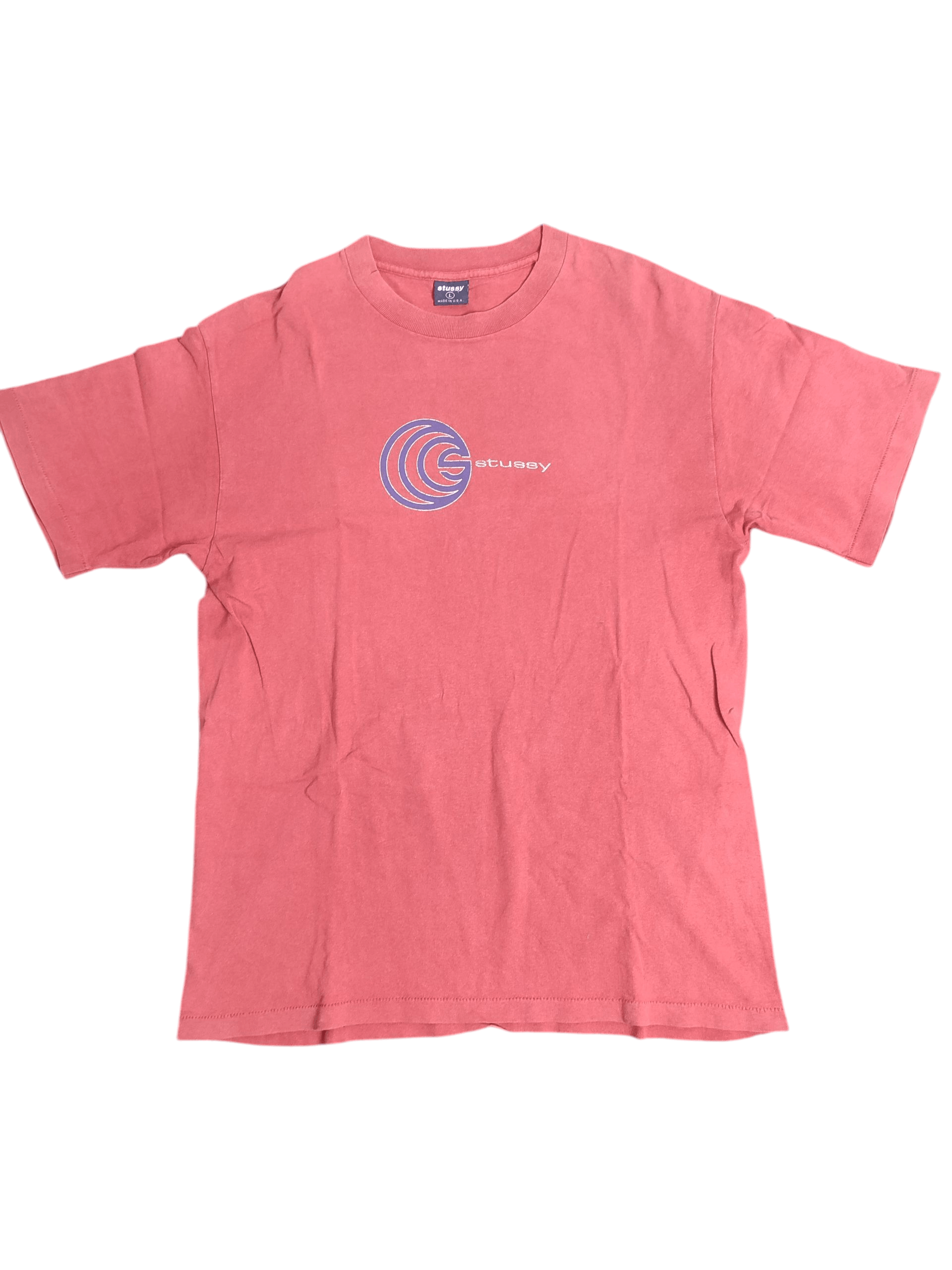 Stussy [DELETED] Stussy Circle Logo 90s Vintage Tshirt Size US L / EU 52-54 / 3 - 2 Thumbnail