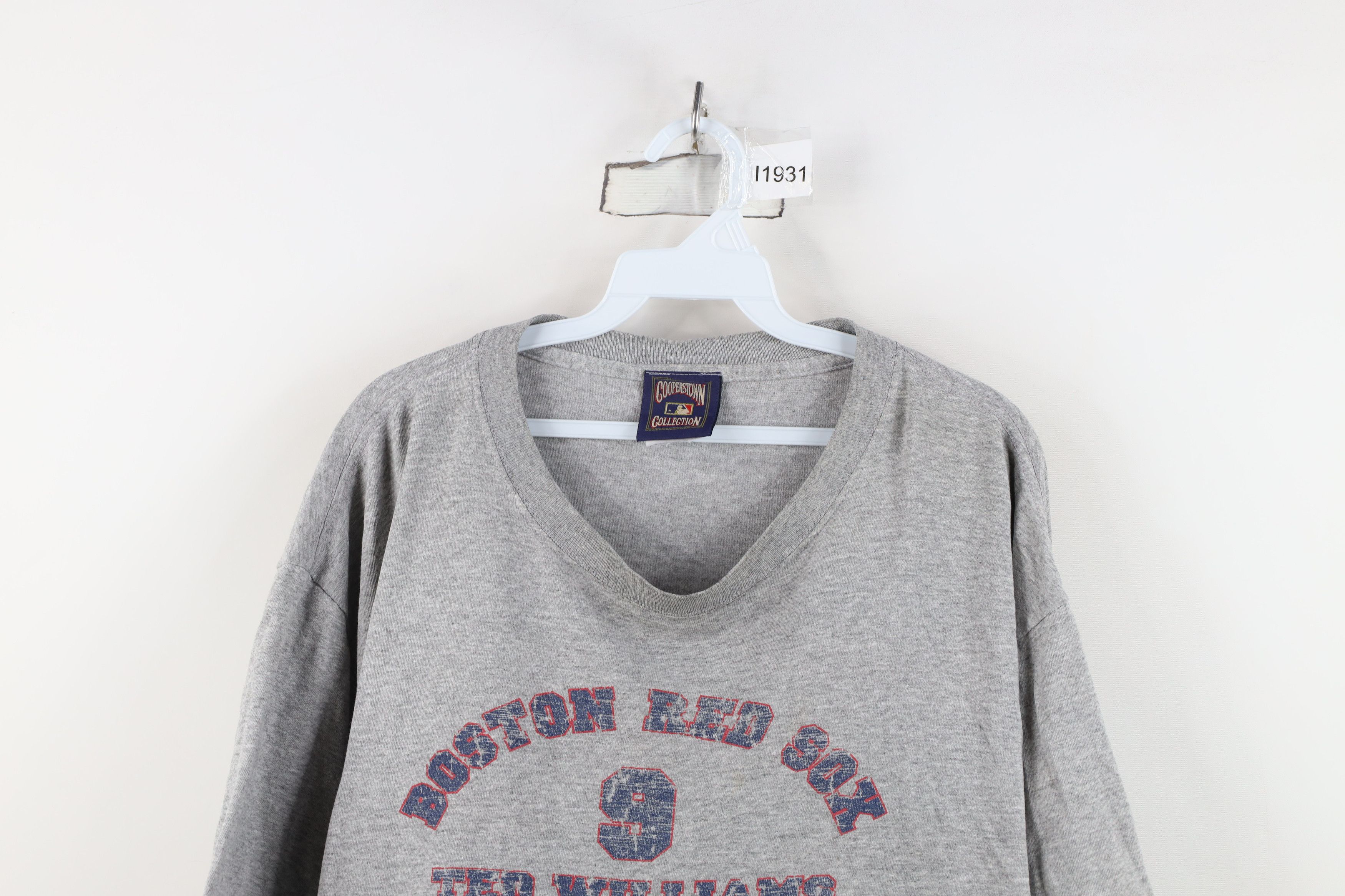 Majestic Vintage Y2K 2002 Majestic Boston Red Sox T-Shirt Gray Size US XL / EU 56 / 4 - 2 Thumbnail