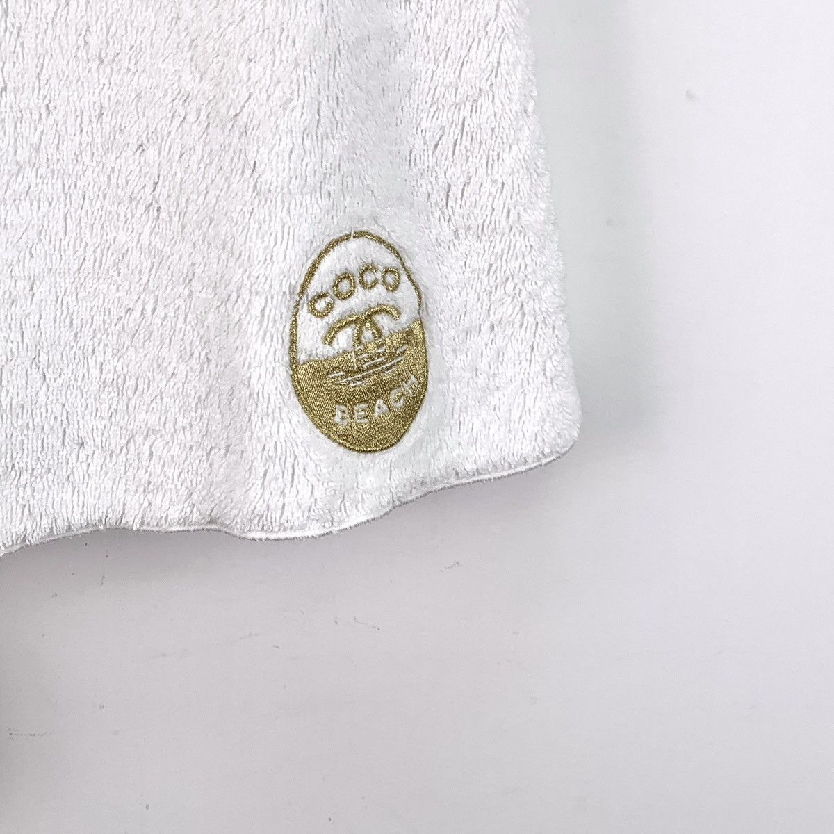Chanel Chanel White Logo Embroidered Sleeveless Towel Vest K26WX Size S / US 4 / IT 40 - 4 Thumbnail