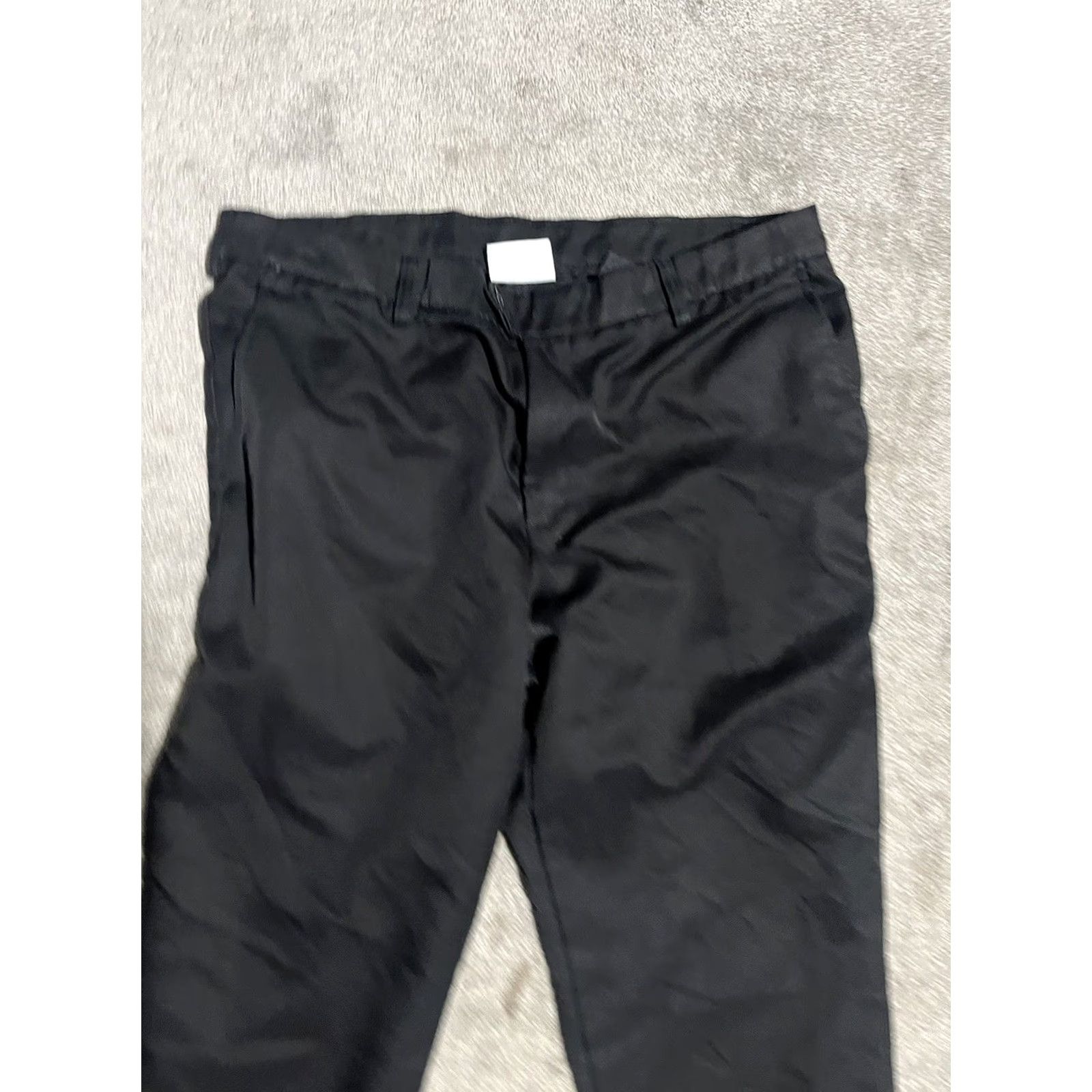 Izod IZOD Golf Pants Men Black 38x29 Flat Front Khakis Polyester Regular Size 38 Inseam 29 Mens Dress Casual W Mens Size US 38 / EU 54 - 4 Thumbnail