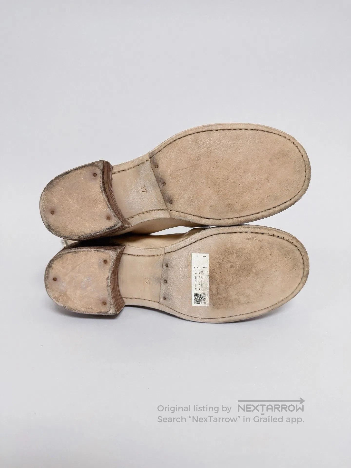 Guidi GUIDI 788Z Light Milk Tea Short Boots. Size US 6 / IT 36 - 5 Thumbnail