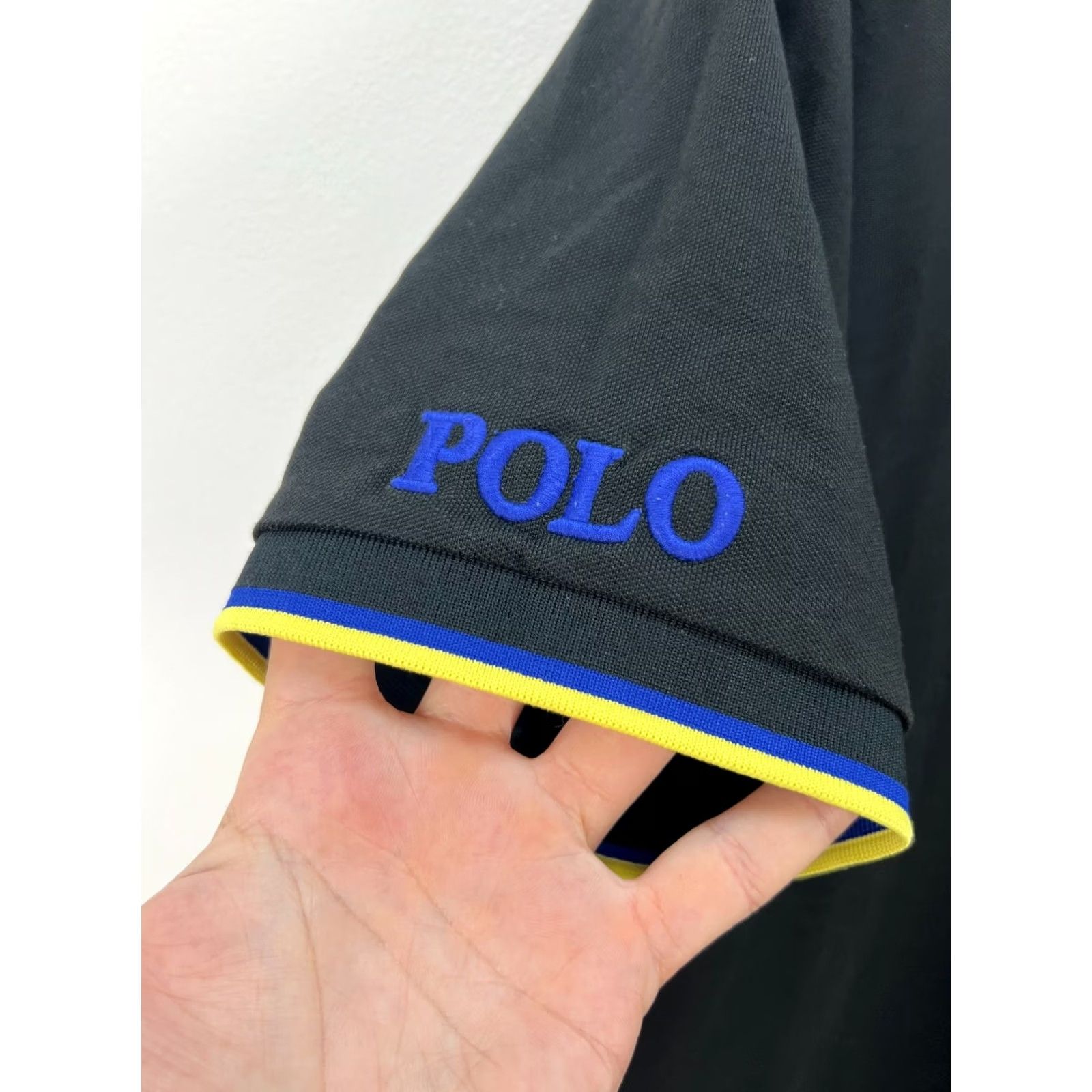 Ralph Lauren Ralph Lauren Ryder Cup 2014 Polo Shirt Pro Fit Size Large Polo Shirt Black Logo Vintage Men Size US L / EU 52-54 / 3 - 4 Thumbnail