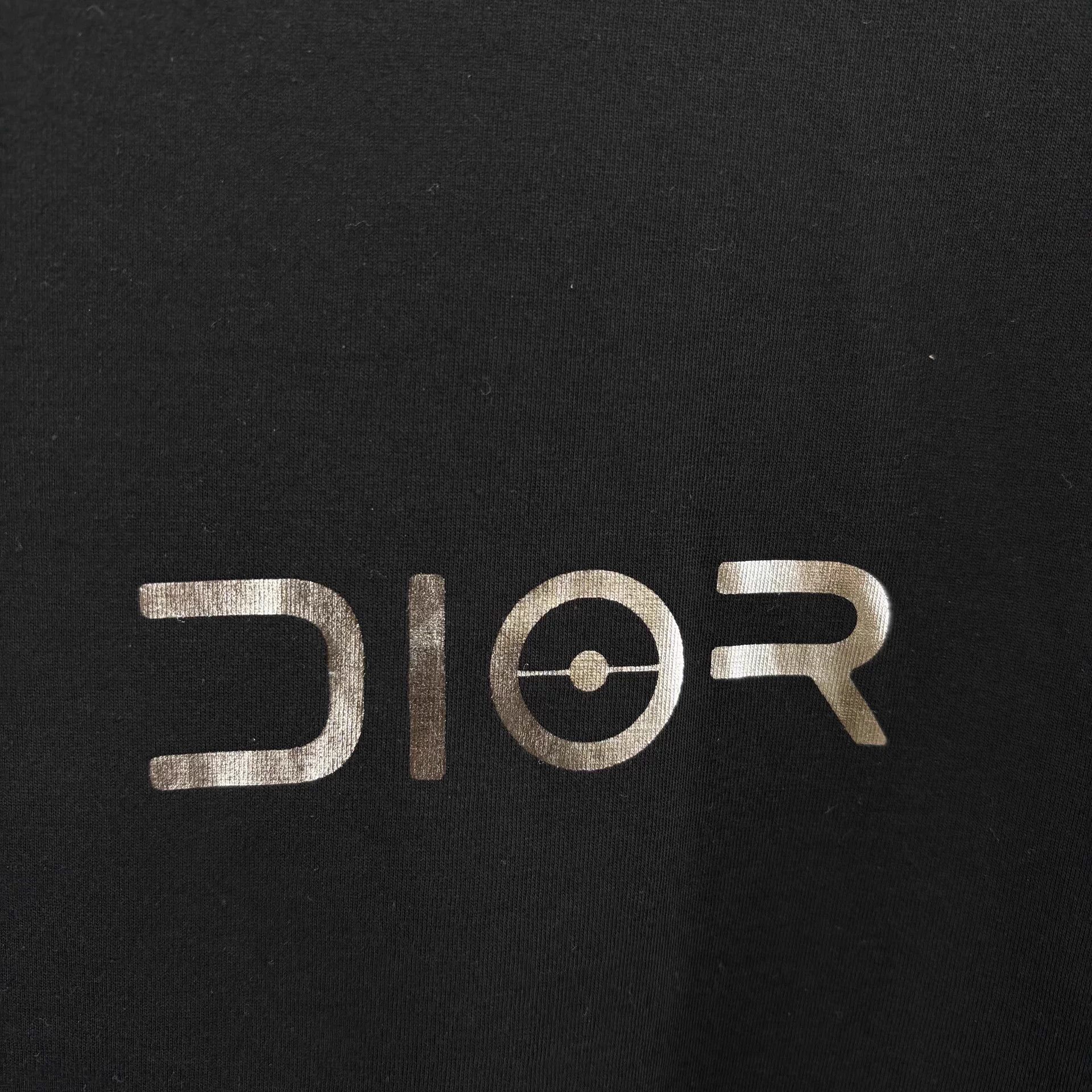 Dior Dior black sequin logo short sleeve tee XL new Size US XL / EU 56 / 4 - 4 Thumbnail