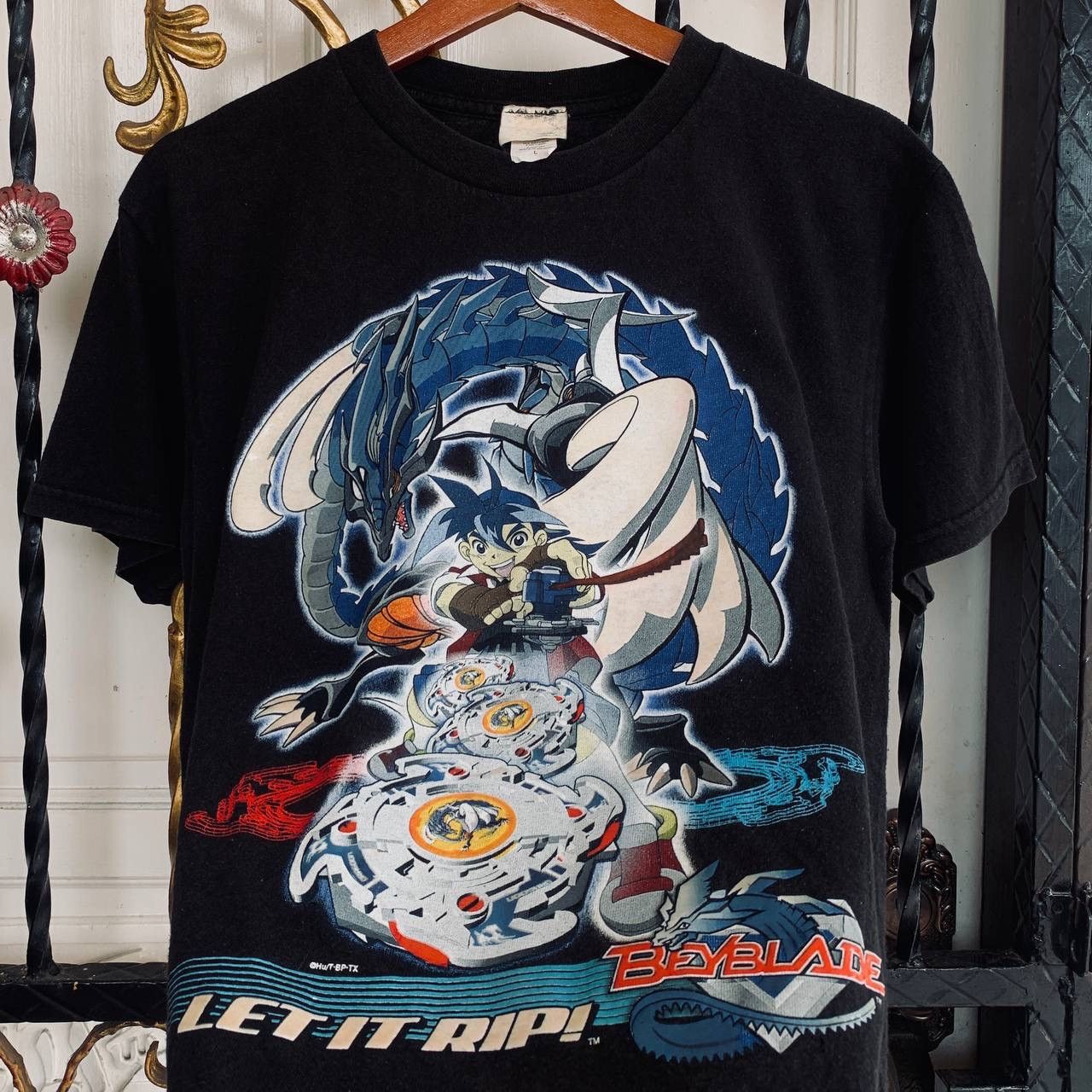 Anime RARE Vintage Beyblade T Shirt Bakugan Crush Gear yoyo yugioh Size US S / EU 44-46 / 1 - 2 Thumbnail