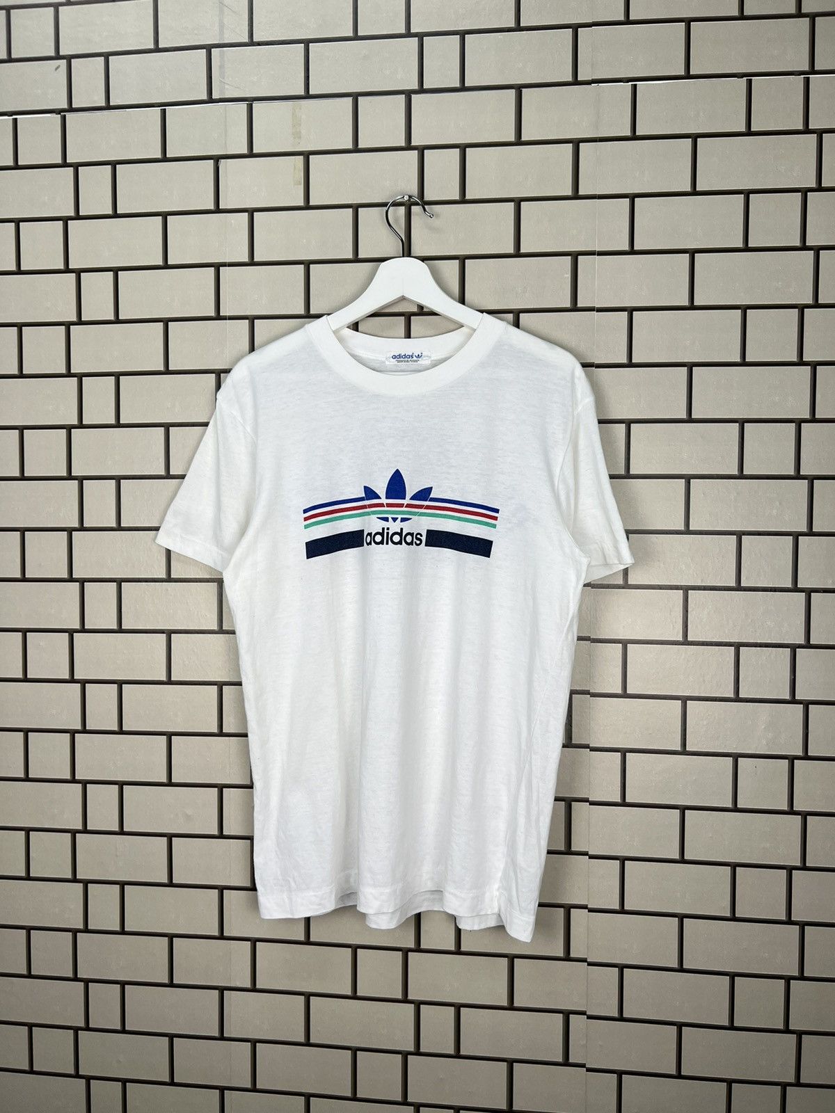 Adidas × Vintage Vintage 80’ Adidas Spring Camp Kurume Tee Size US M / EU 48-50 / 2 - 3 Thumbnail
