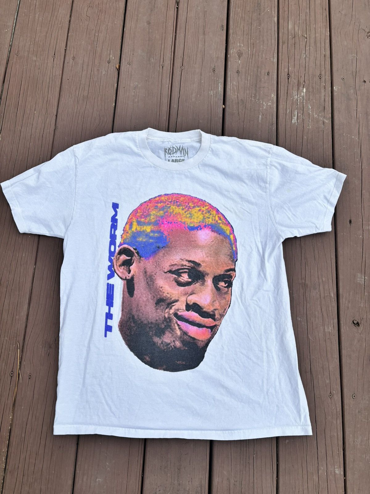 Pacsun Dennis Rodman The Worm #91 NBA Big Head Hair Pacsun T-Shirt Size US L / EU 52-54 / 3 - 2 Thumbnail