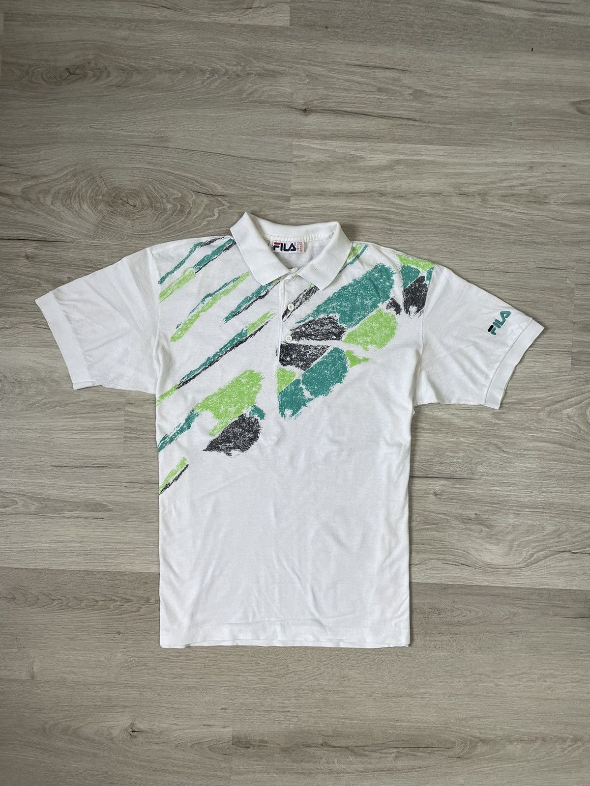 Fila × Vintage Vintage Men's Polo Fila Rare Size US L / EU 52-54 / 3 - 2 Thumbnail