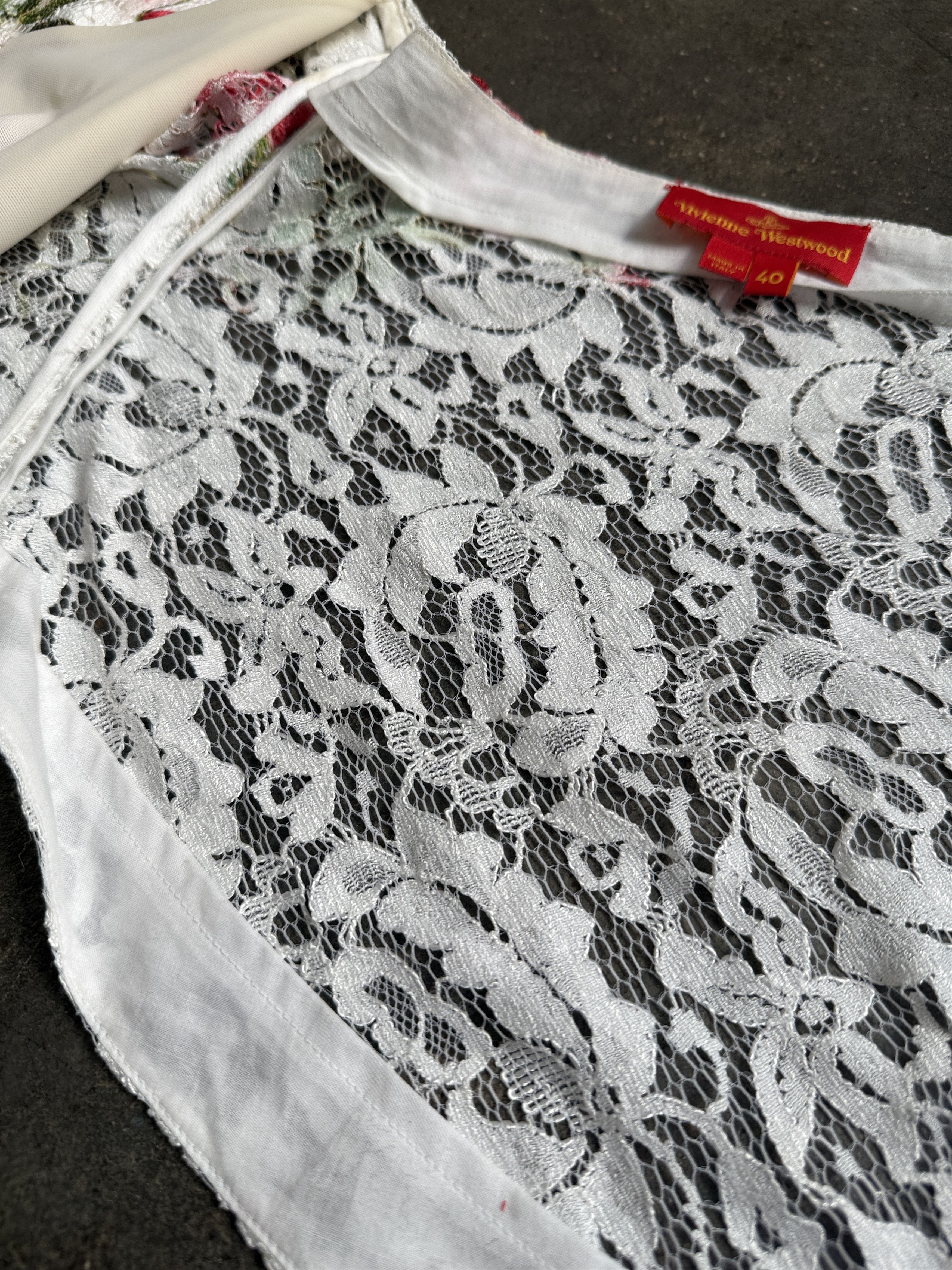 Vivienne Westwood Red Label INSANE S/S 2016 Lotus Flower Lace Corset Size S / US 4 / IT 40 - 10 Thumbnail