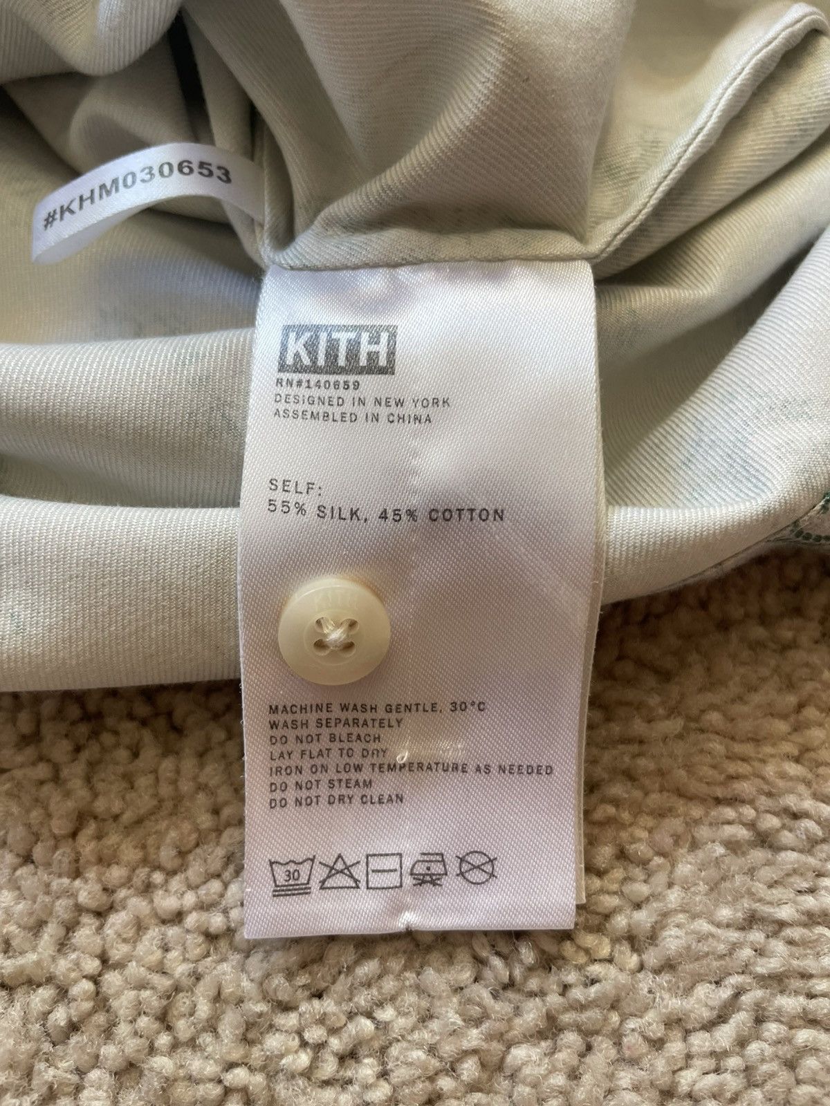 Kith Kith Printed Thompson Stiped Ornament Camp Collar Shirt Size US S / EU 44-46 / 1 - 6 Thumbnail