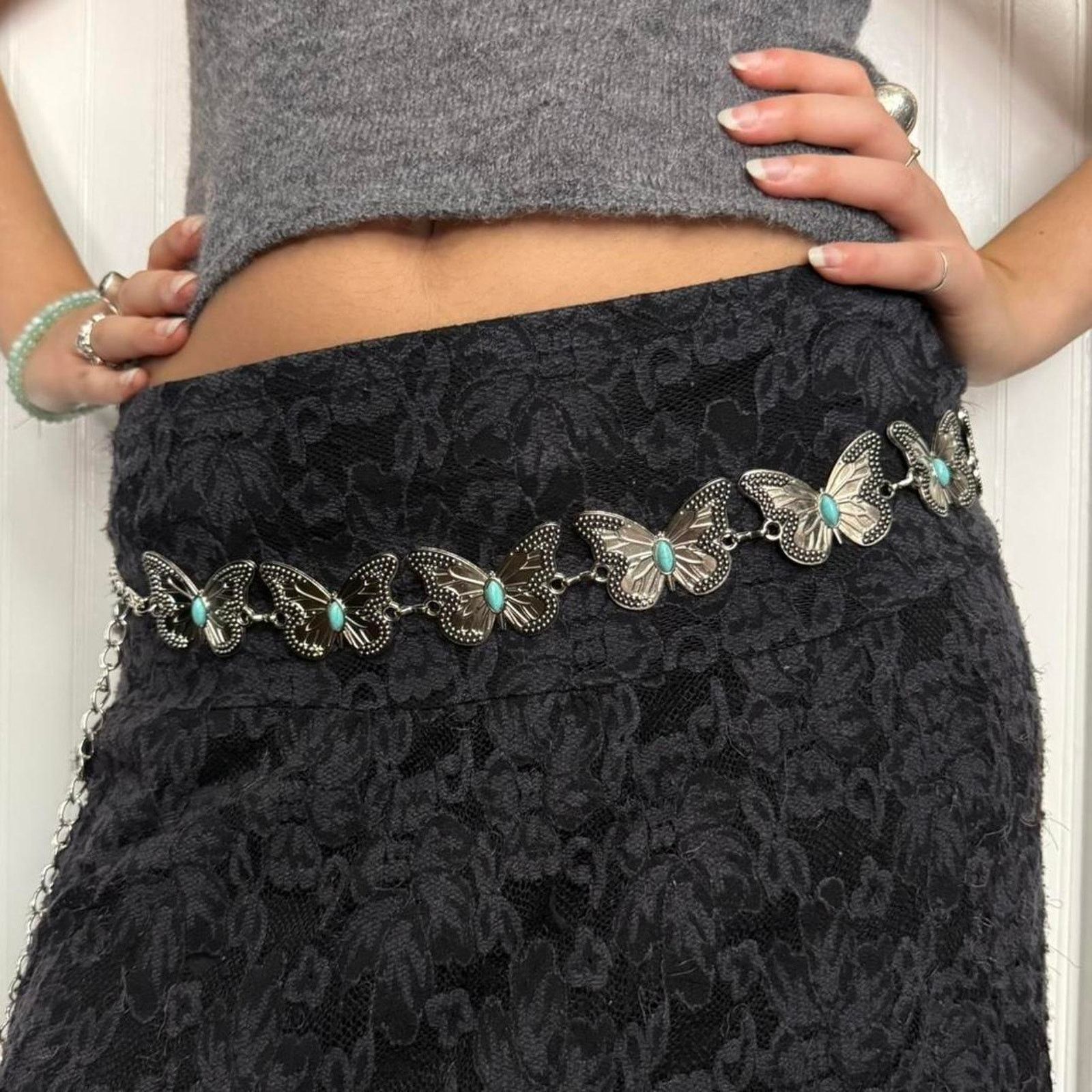 Other Cute butterfly metal boho western WMNS2 Size ONE SIZE - 1 Thumbnail