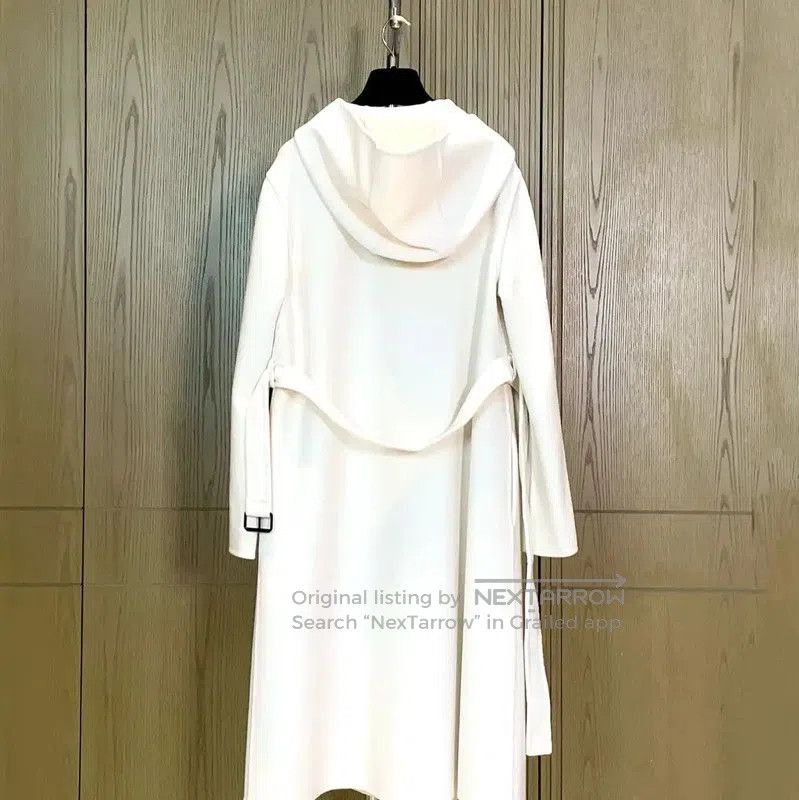 Dior Winter White Cashmere Long Coat .