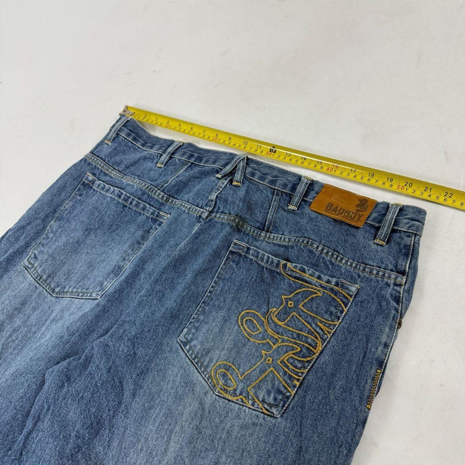 Diesel × Japanese Brand × Vintage Vintage y2k archive faded stonewash baggy rare cyber jeans Size US 42 / EU 58 - 5 Thumbnail