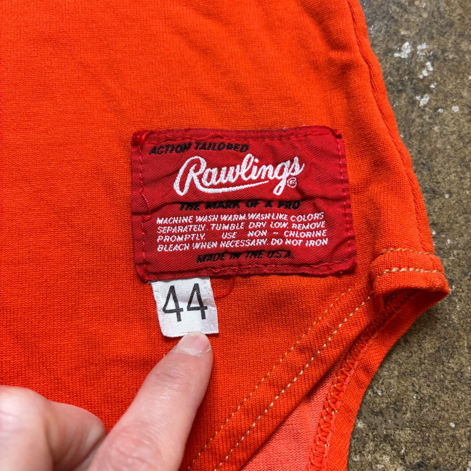 Vintage Vintage 70s Rawlings Marauders 37 Baseball Jersey Shirt 44 Size US L / EU 52-54 / 3 - 3 Thumbnail