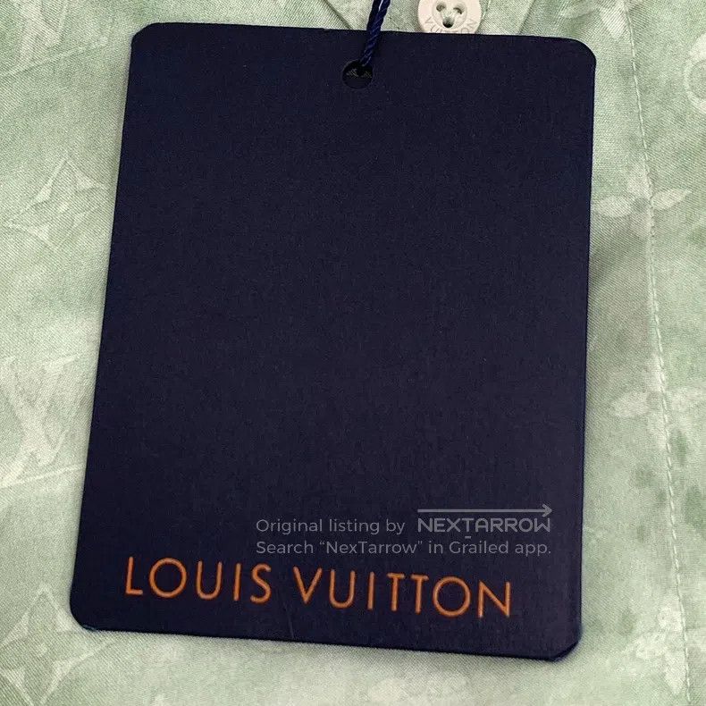 Louis Vuitton Louis Vuitton 24 light green logo presbyopic full print mu Size XS / US 0-2 / IT 36-38 - 6 Thumbnail