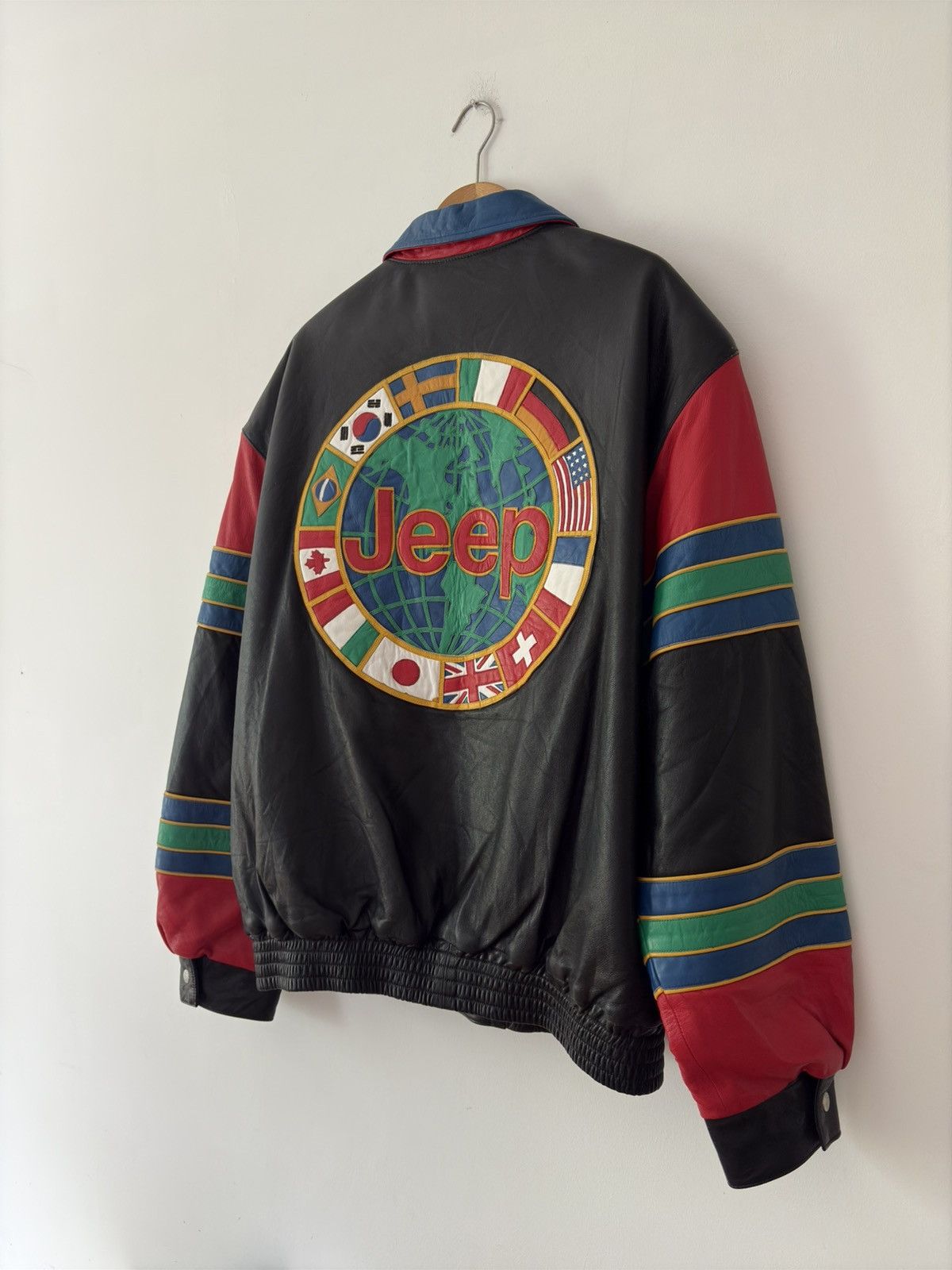 Designer × Jeff Hamilton × Vintage Jeff Hamilton Jeep Limited Edition Leather Jacket XL Size US XL / EU 56 / 4 - 8 Thumbnail