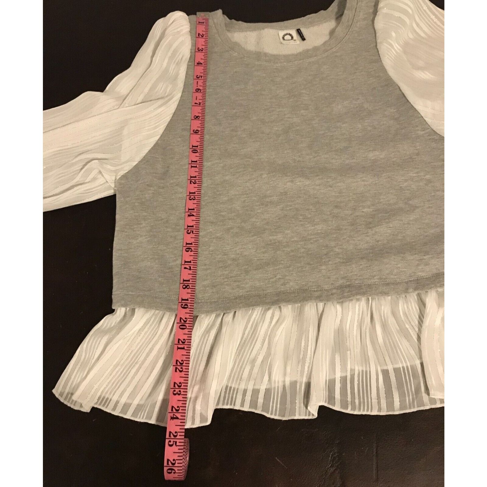 Anthropologie Anthropologie Akemi + Kin Nell Flutter Sleeve Sweatshirt Size L / US 10 / IT 46 - 9 Thumbnail