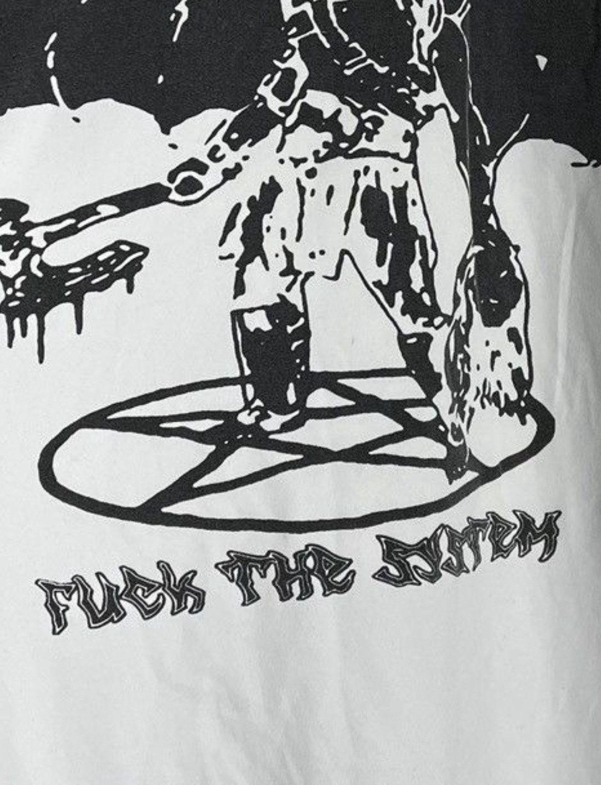 Band Tees Vintage Y2K 90s Fuck System Skulls Dead Face L Size US L / EU 52-54 / 3 - 8 Thumbnail