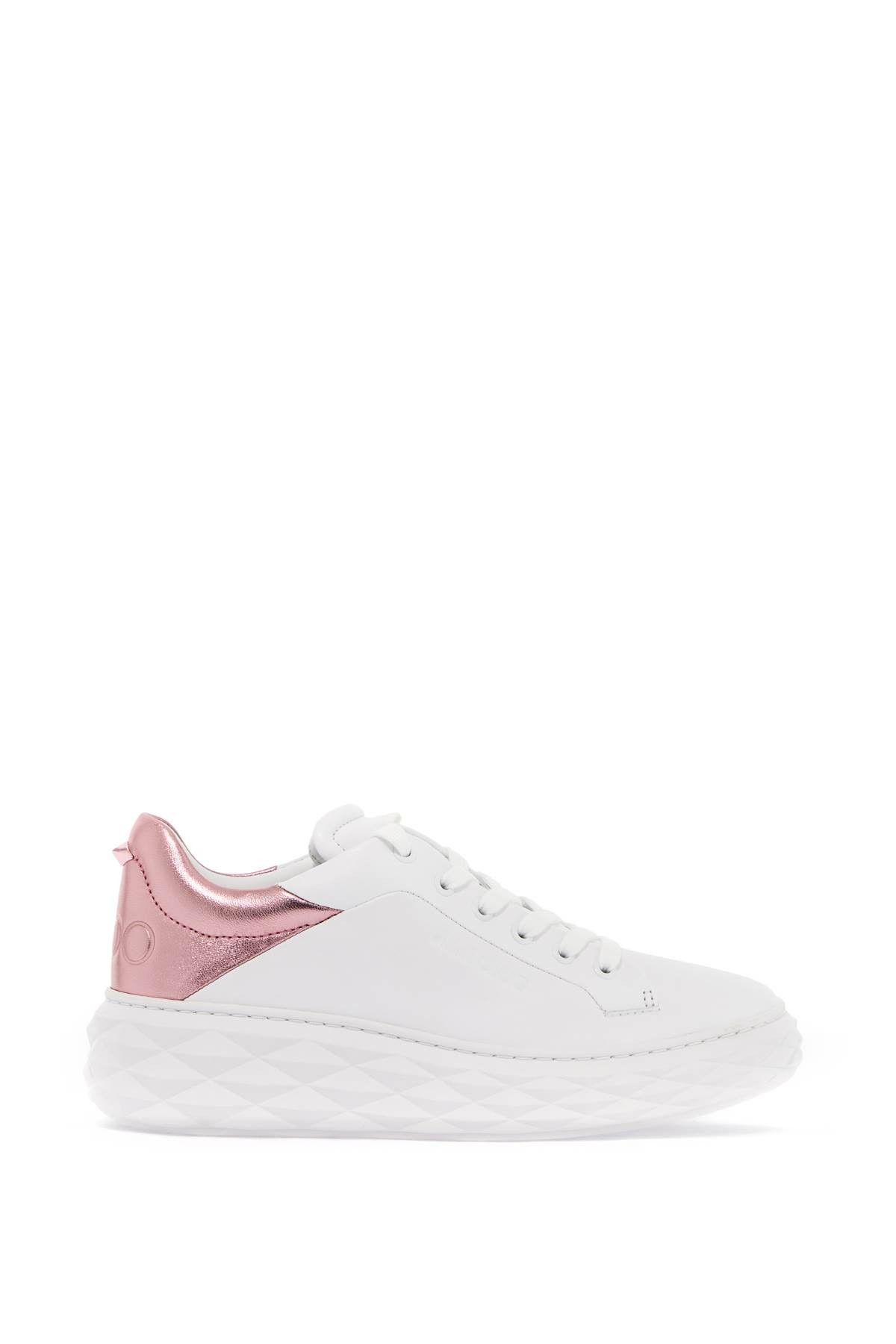 image of Jimmy Choo Diamond Maxi/f Ii Sneakers in Bianco, Women's (Size 9)