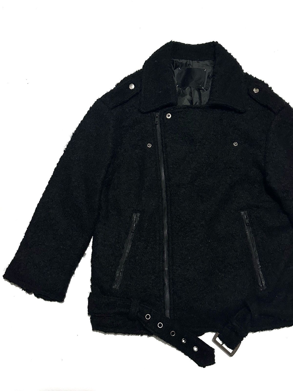 14th Addiction × KMRii × Yasuyuki Ishii Asymetrical Jeanasis Wool Jacket Size US M / EU 48-50 / 2 - 3 Thumbnail