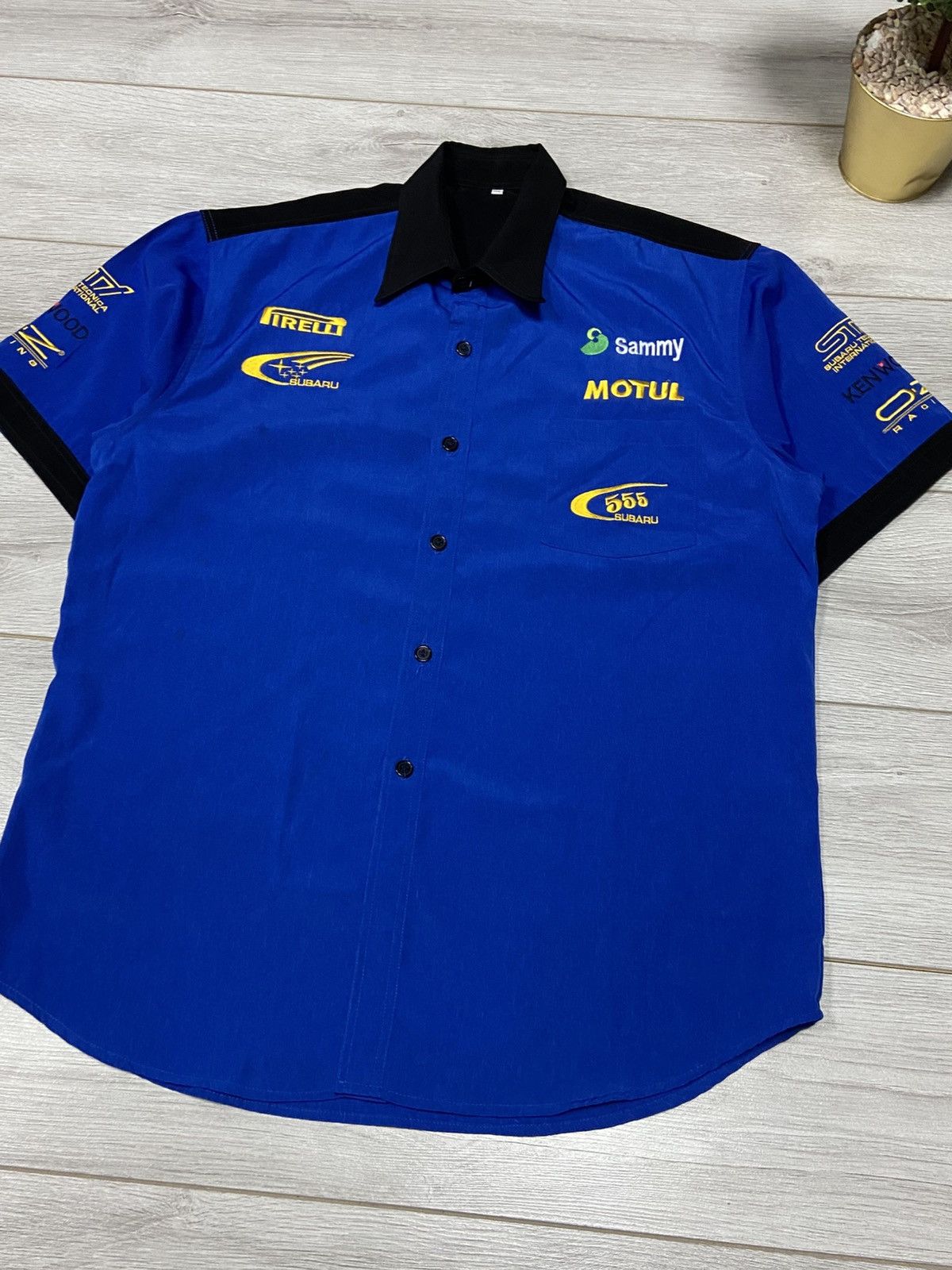 Formula 1 Vintage Subaru World Rally Team Shirt Mercedes BMW Honda Size US XL / EU 56 / 4 - 3 Thumbnail