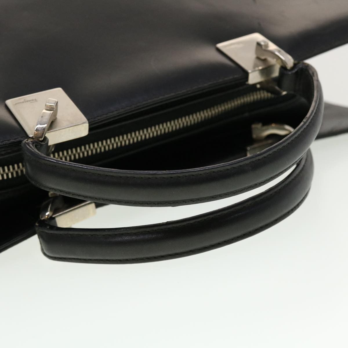 Salvatore Ferragamo Salvatore Ferragamo Hand Bag Leather Black Size ONE SIZE - 8 Thumbnail