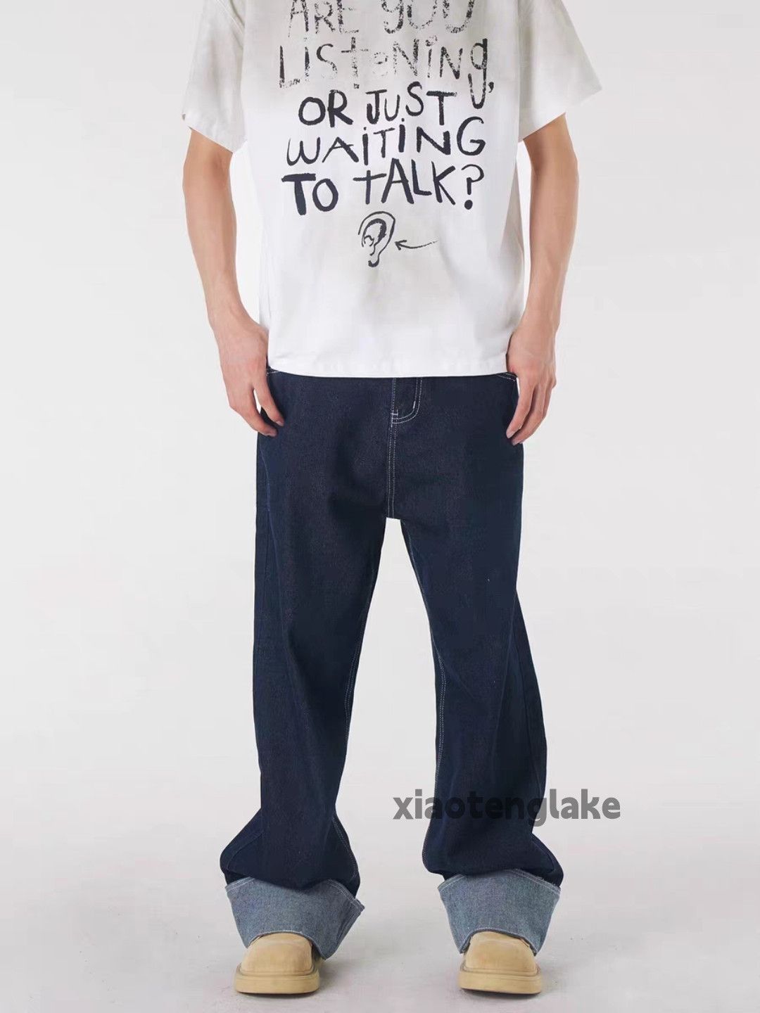 Designer × Vintage utility loose baggy skate hiphop y2k jeans Size US 32 / EU 48 - 3 Thumbnail