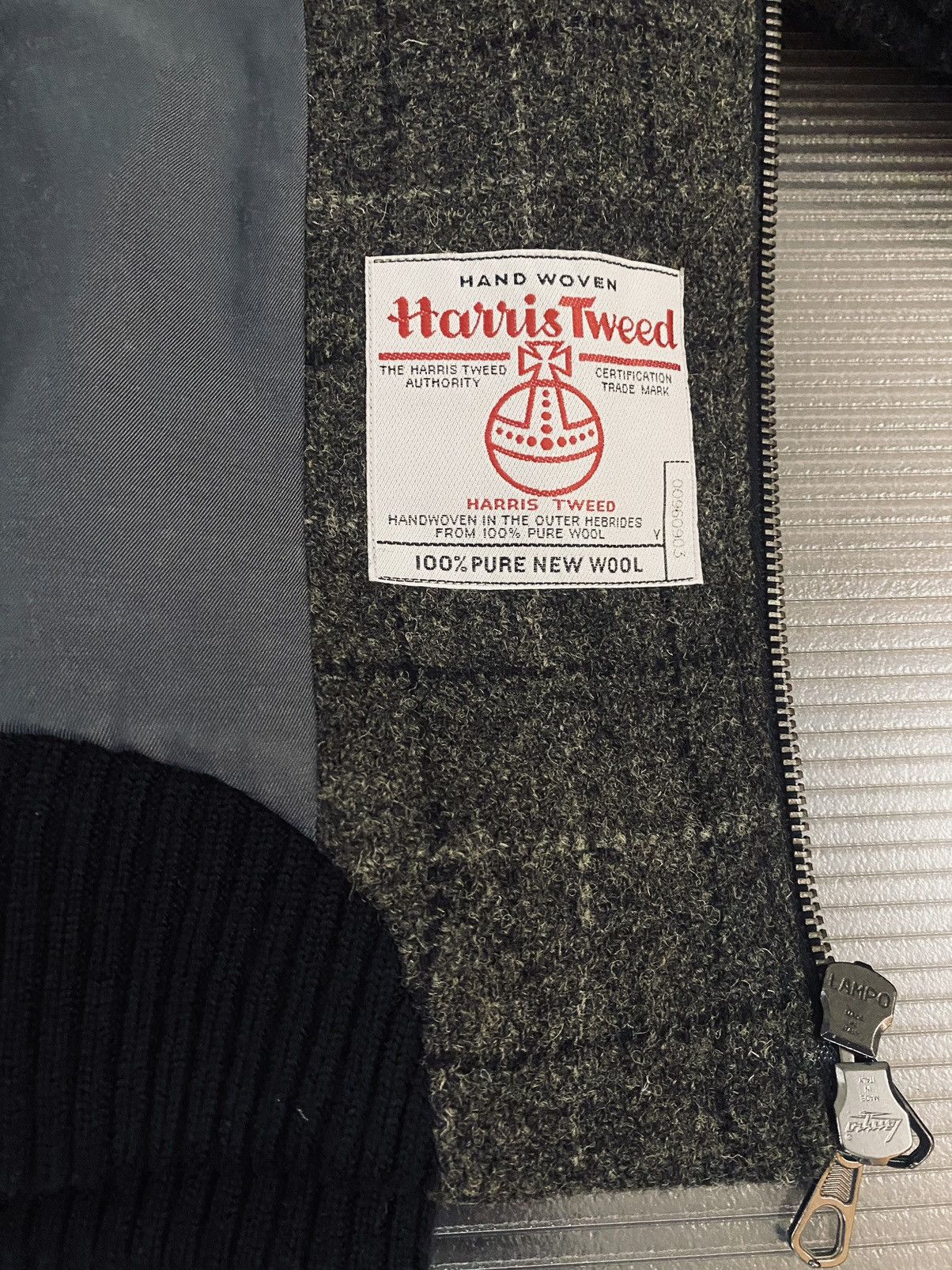 Rag & Bone Rag & Bone 🇺🇸 x Harris tweed wool lambskin B-15 bomber 46 NWT Size US XL / EU 56 / 4 - 7 Thumbnail