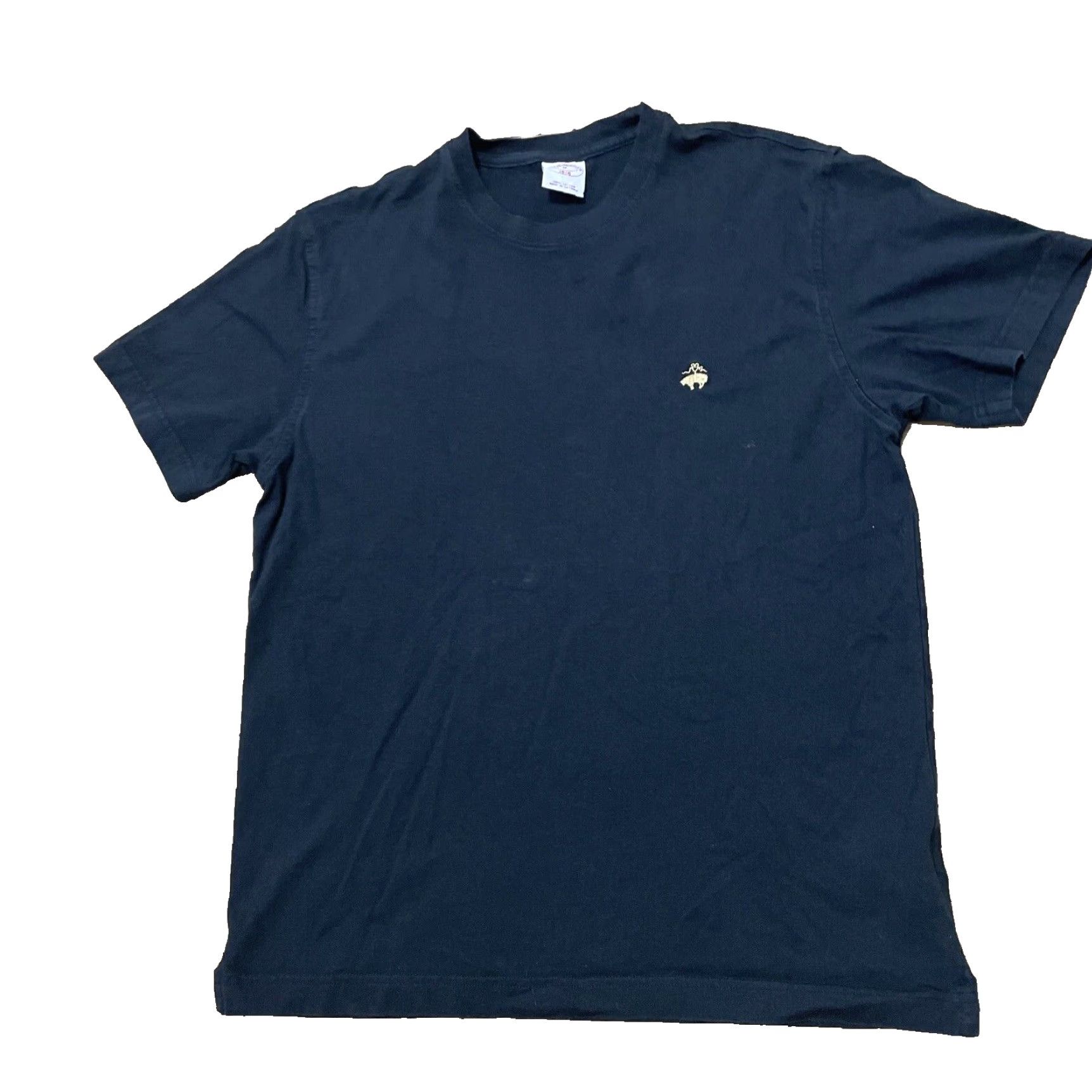 Brooks Brothers BROOKS BROTHERS 1818 TShirt Men M Black Classic Gold Crest Logo Crew Tee Shirt M Size US M / EU 48-50 / 2 - 2 Thumbnail