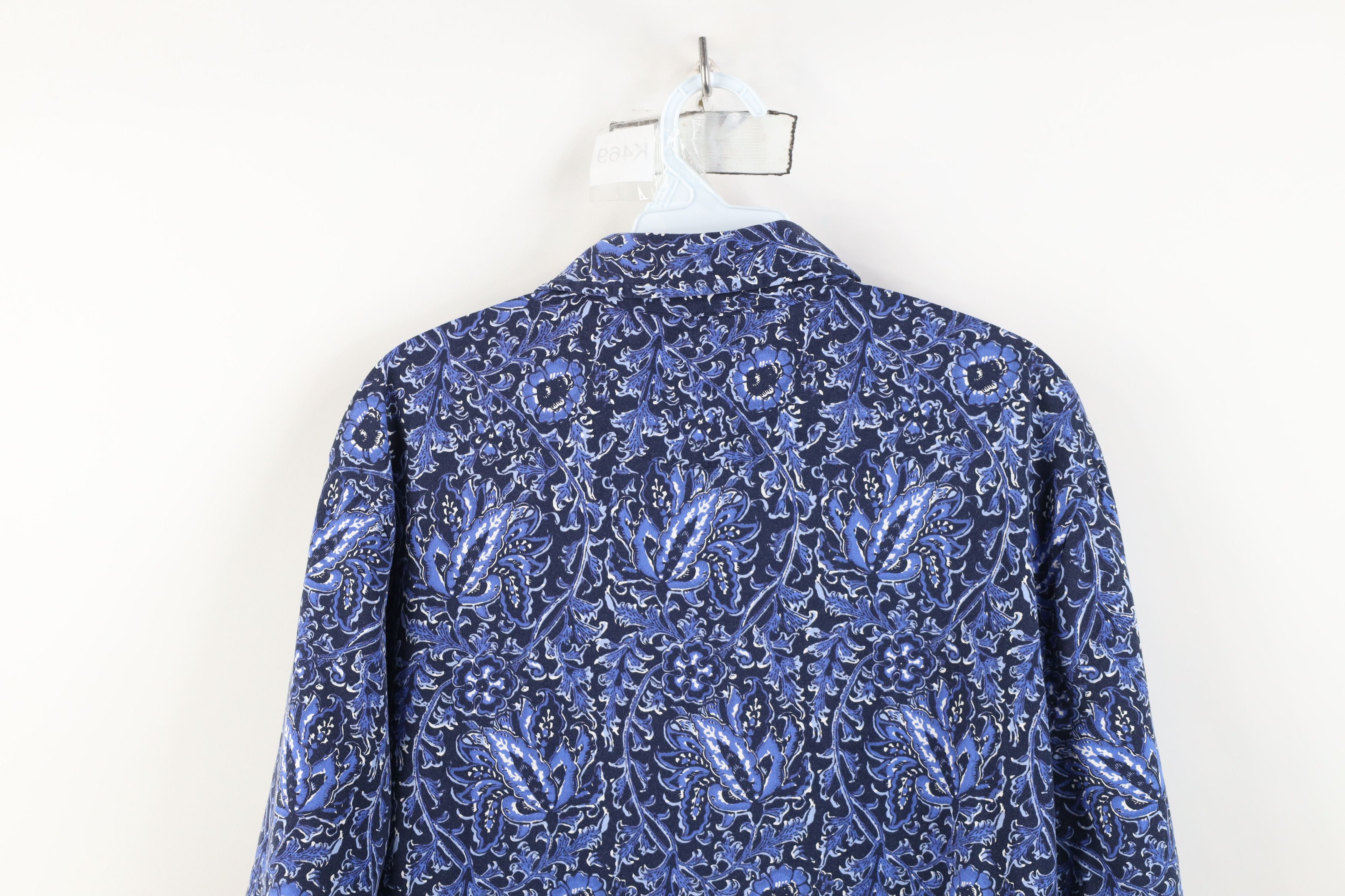 Ralph Lauren Vintage Y2K Ralph Lauren Over Print Collared Polo Shirt Blue Size US L / EU 52-54 / 3 - 11 Thumbnail