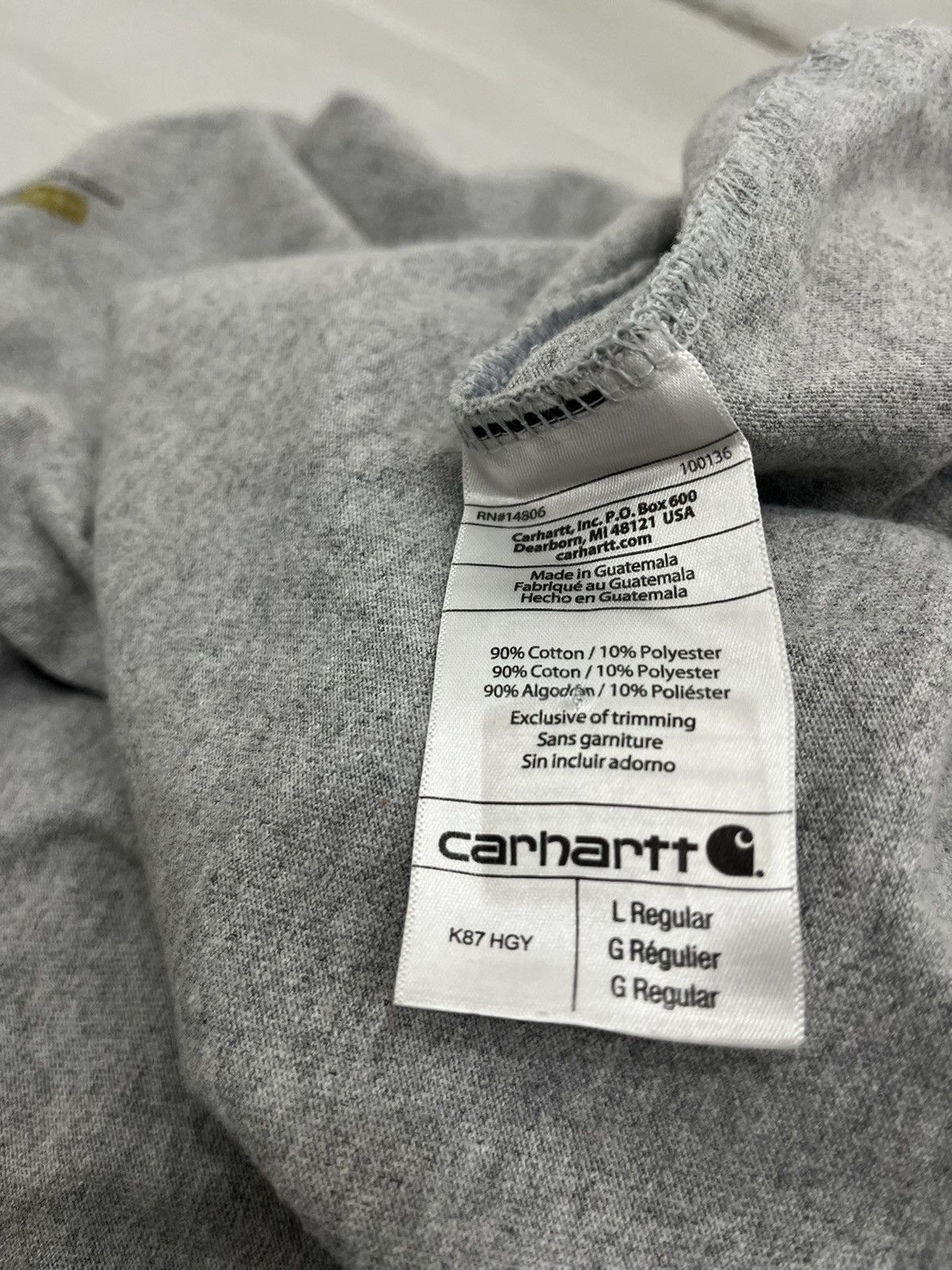Carhartt Carhatt pocket tees Size US L / EU 52-54 / 3 - 5 Thumbnail